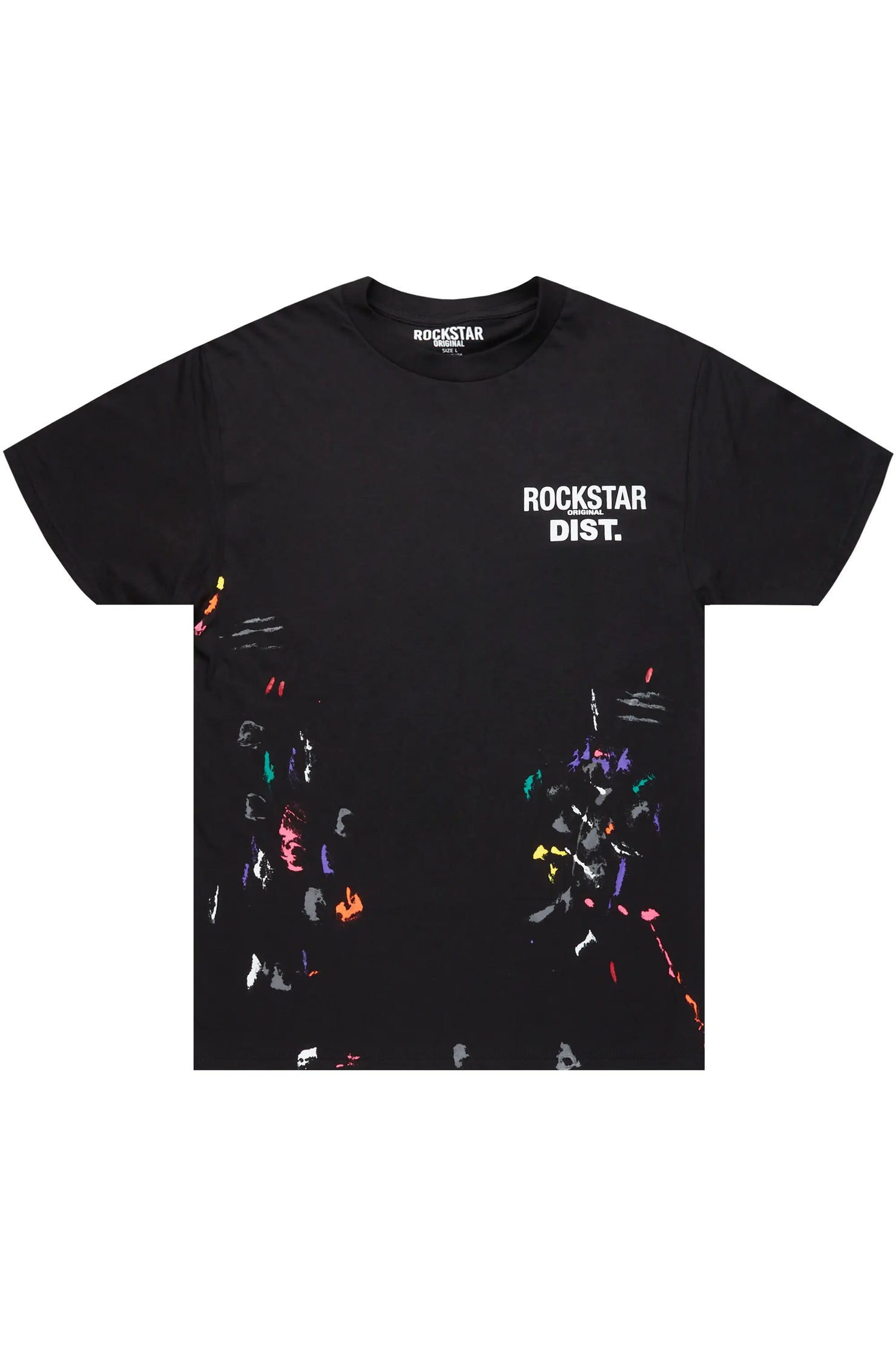 Xanto Black Graphic T-Shirt