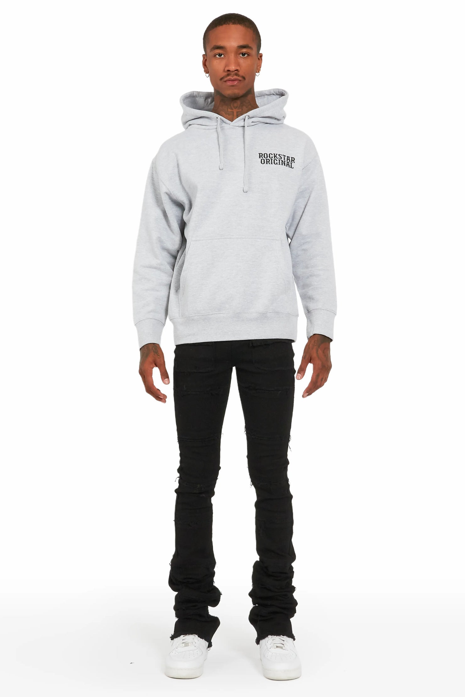 Posse Grey Graphic Hoodie