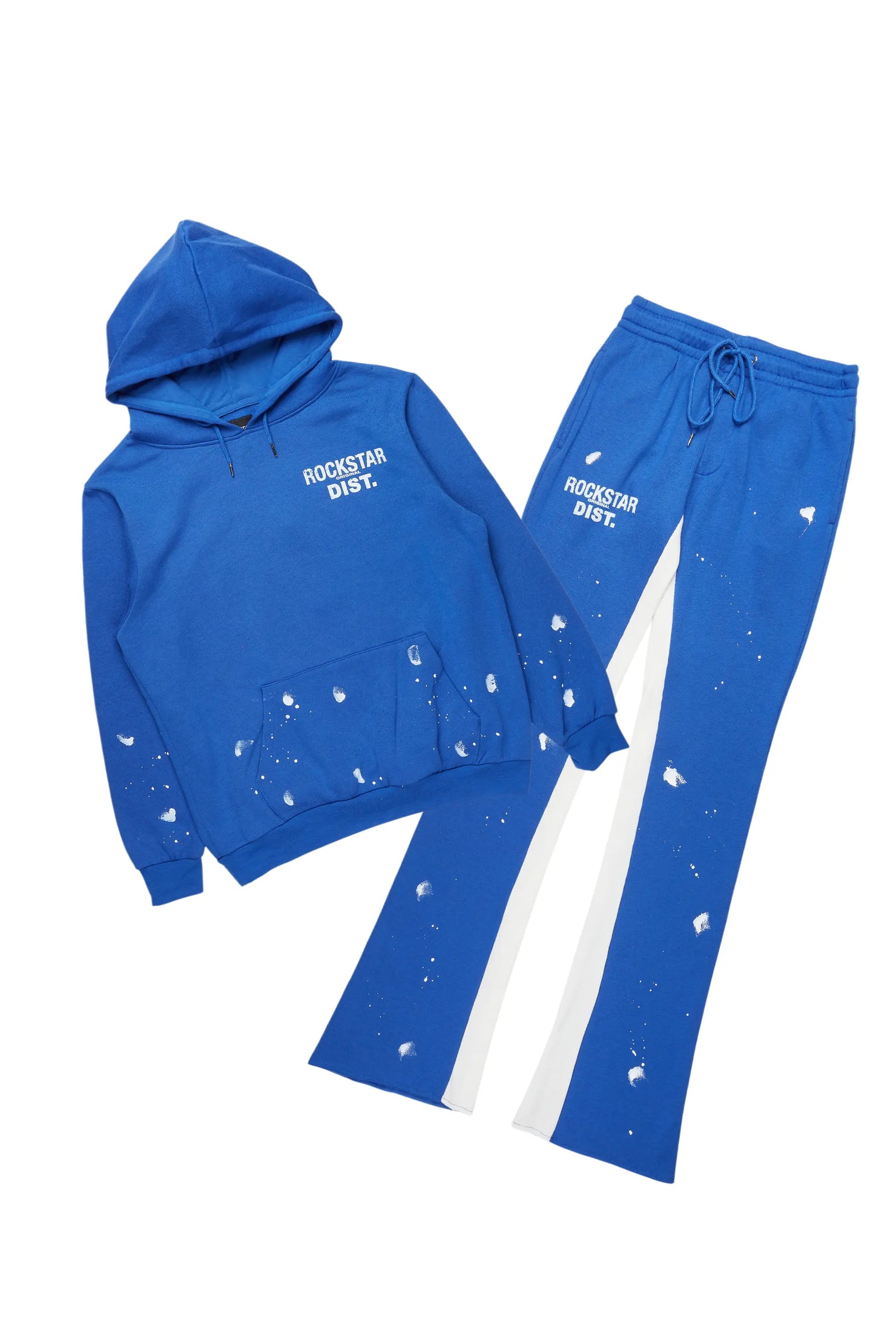 Raffer Royal Blue Hoodie Baggy Fit Pant Track Set