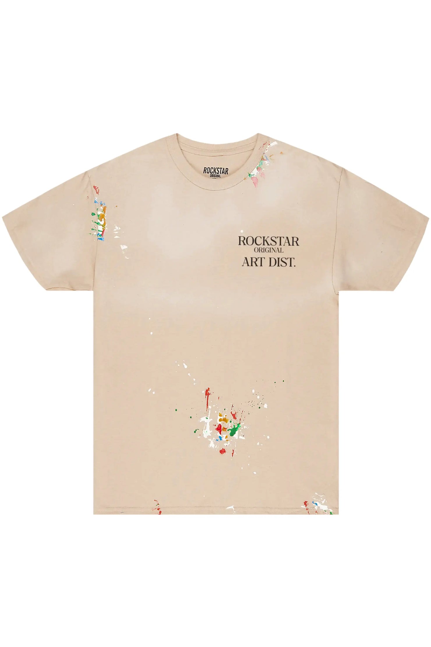 Palmer Beige Graphic T-Shirt