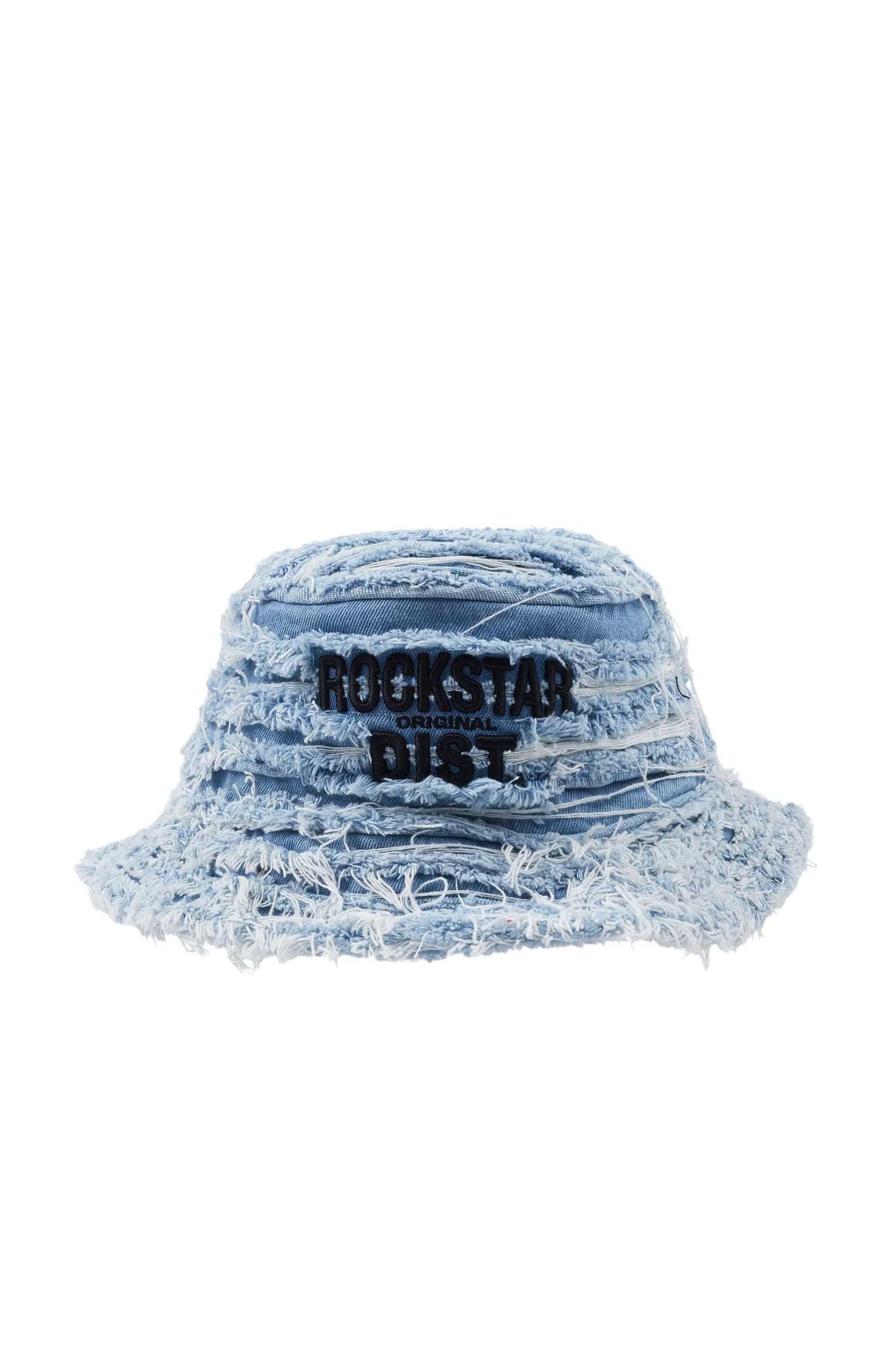 Lambertini Blue Distressed Bucket Hat