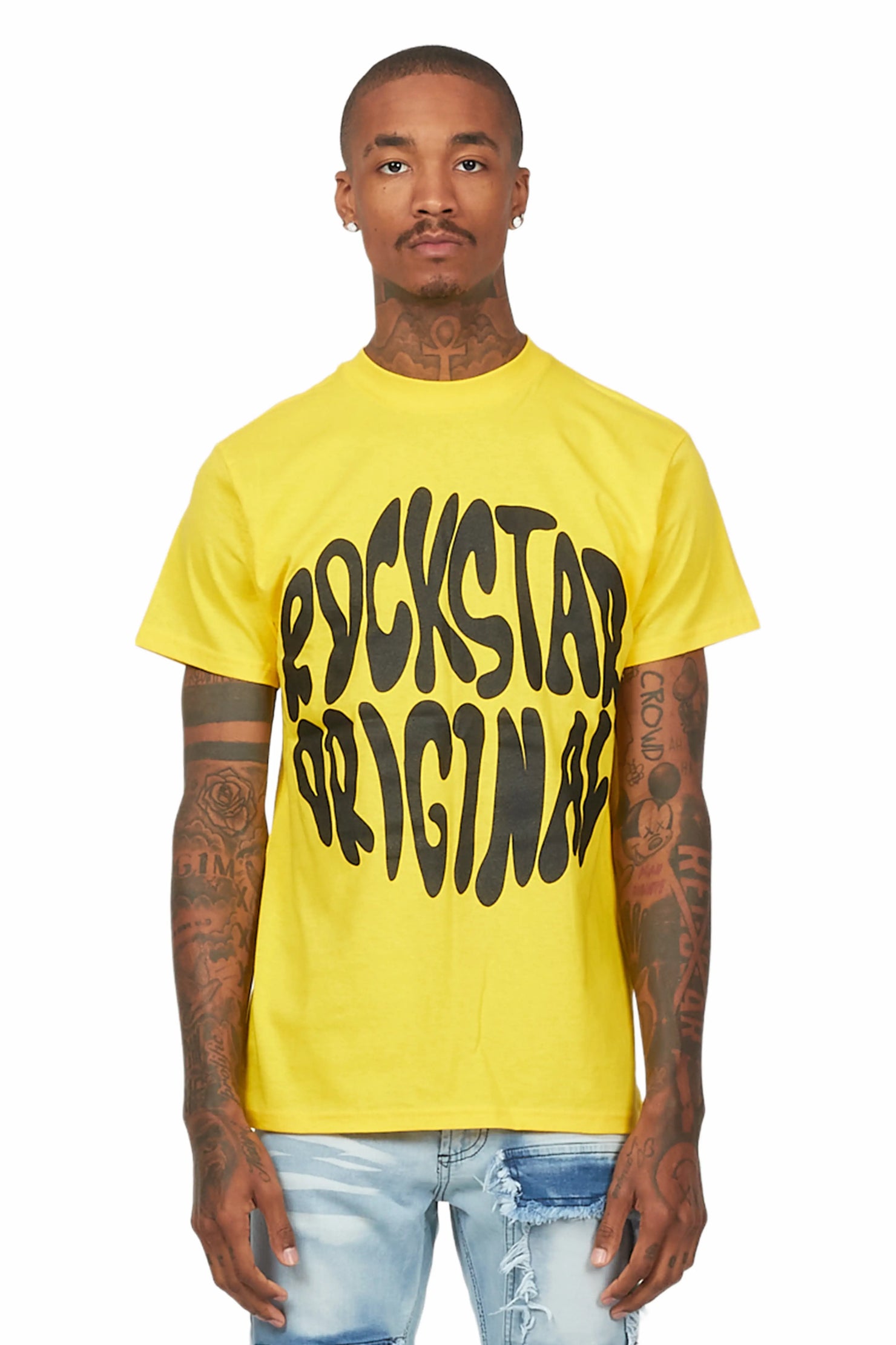 Thierry Yellow Graphic T-Shirt