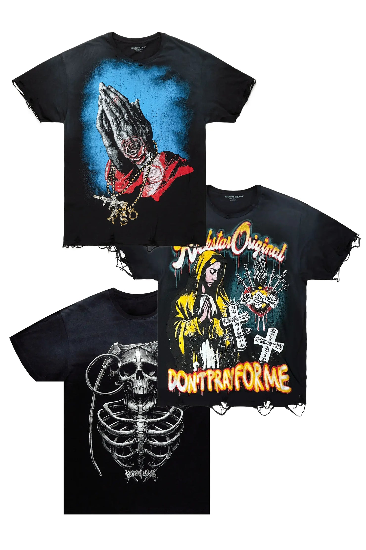 Mixed 3 Pack Graphic T-Shirts