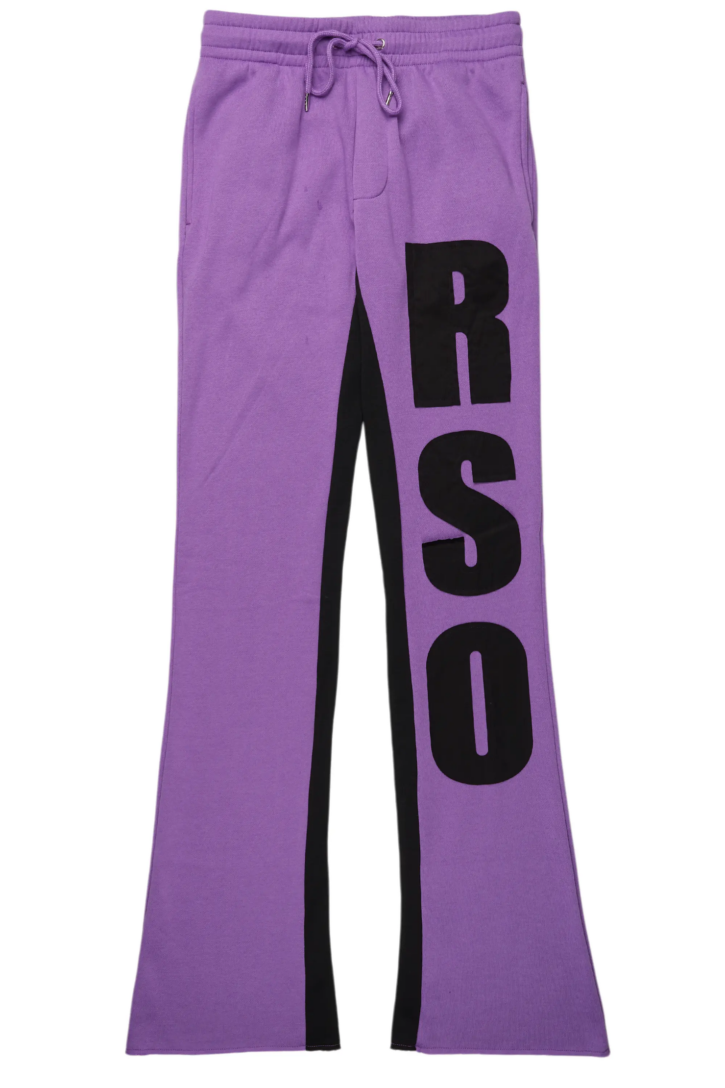 Uko Purple Stacked Baggy Track Pant