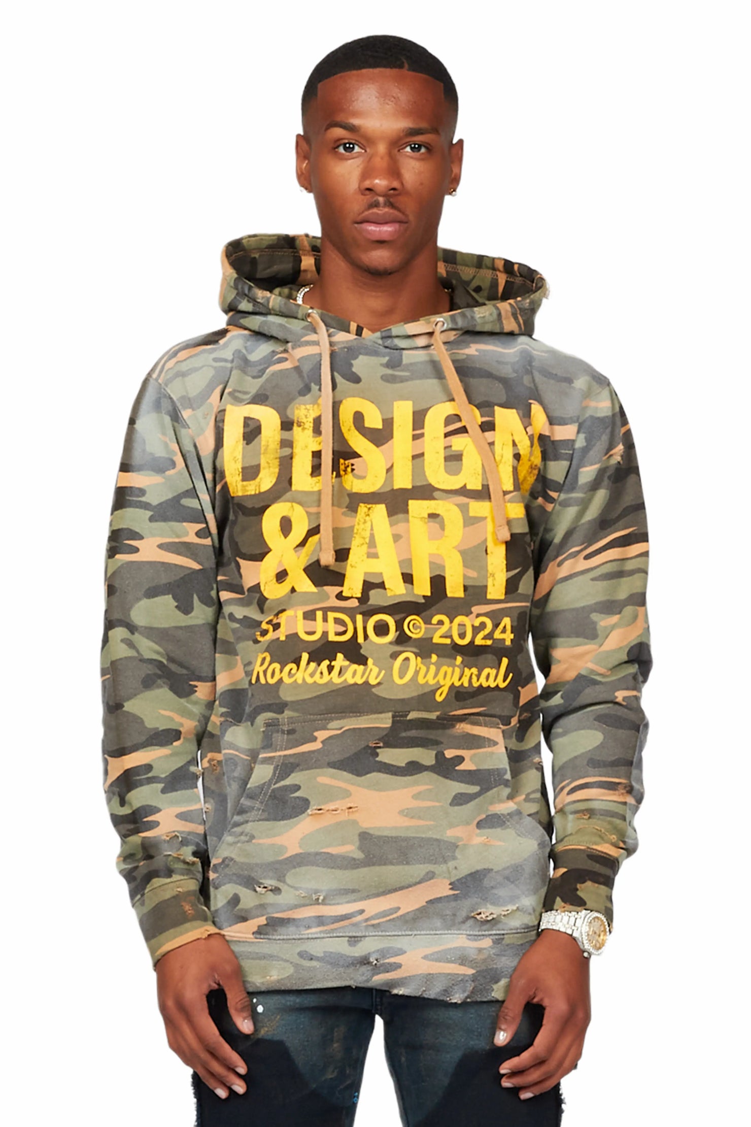 Zack Green Camo Graphic Hoodie