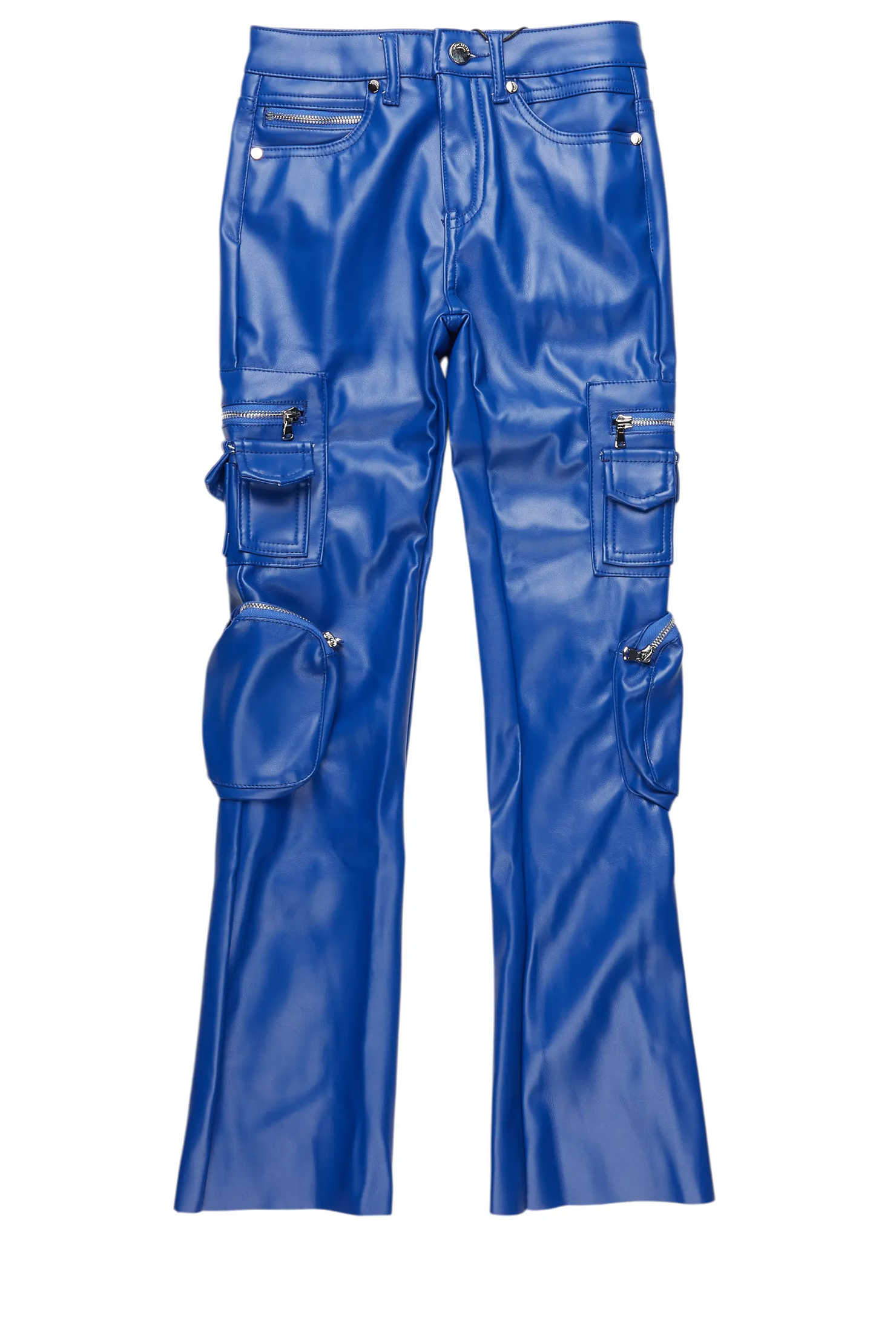 Girls Sutton Royal Blue  PU Leather Jean