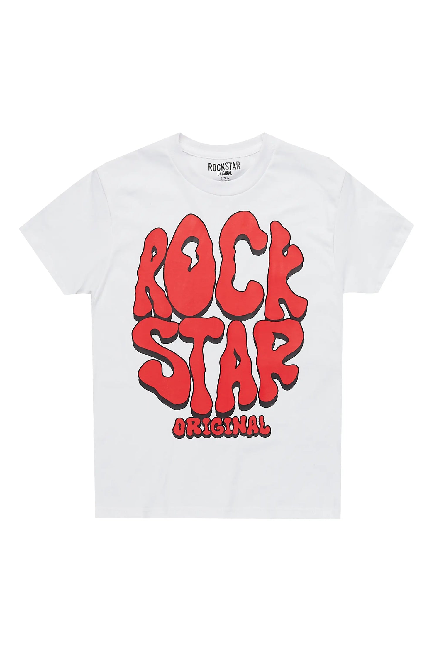 Boys Cass White Graphic T-Shirt