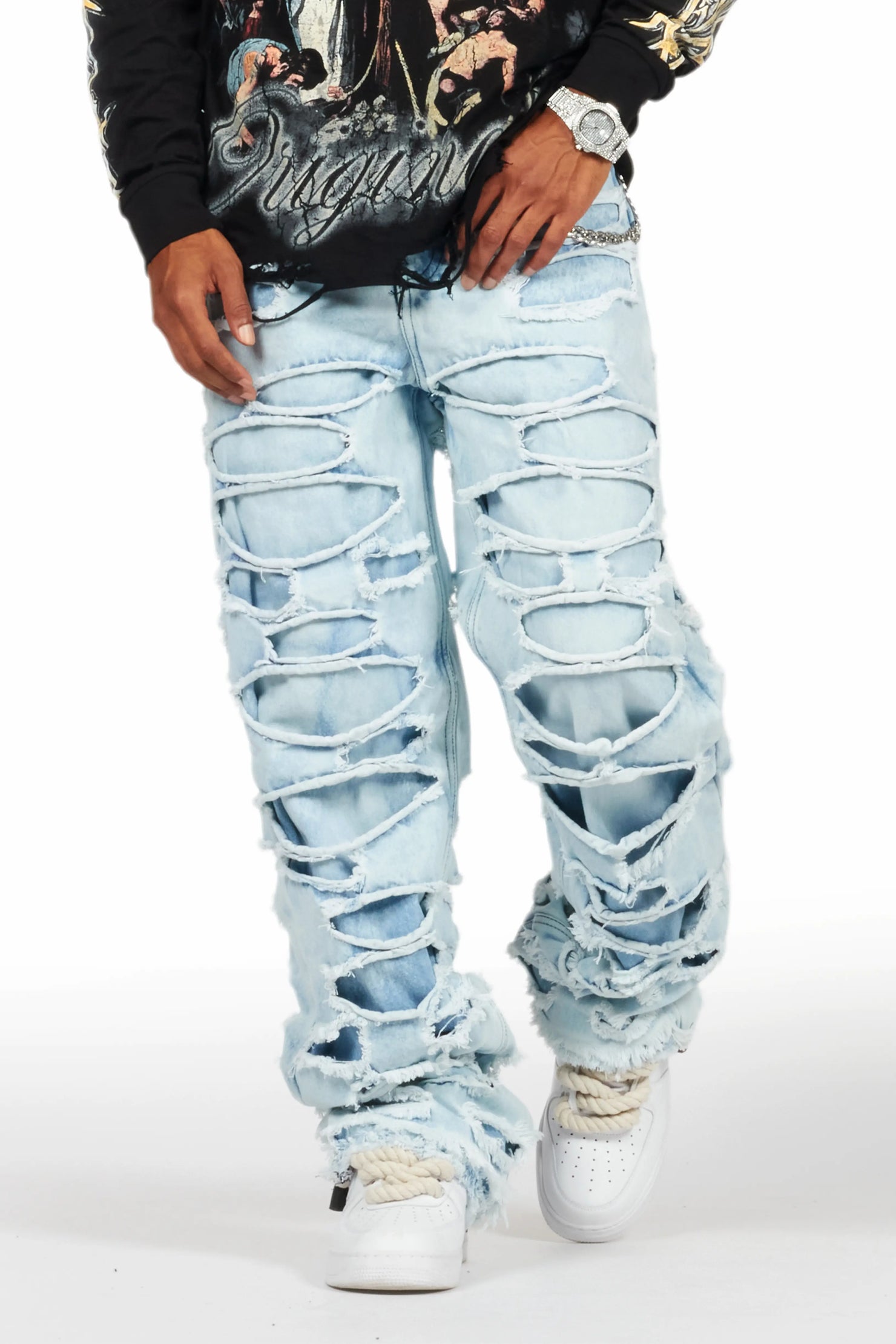 Luisu Blue Baggy Fit Jean