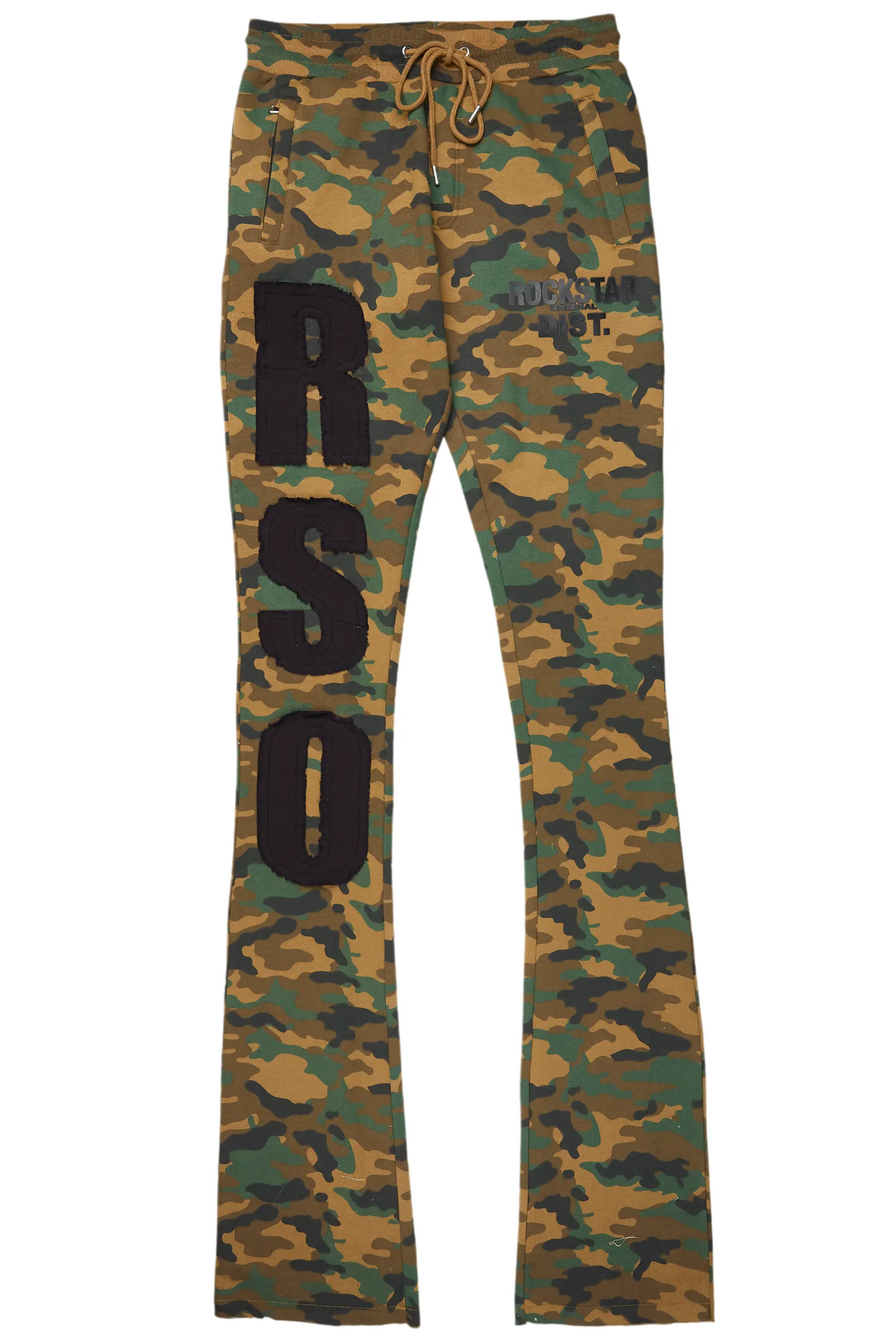 Bansi Faded Camo Super Stacked Trackpant