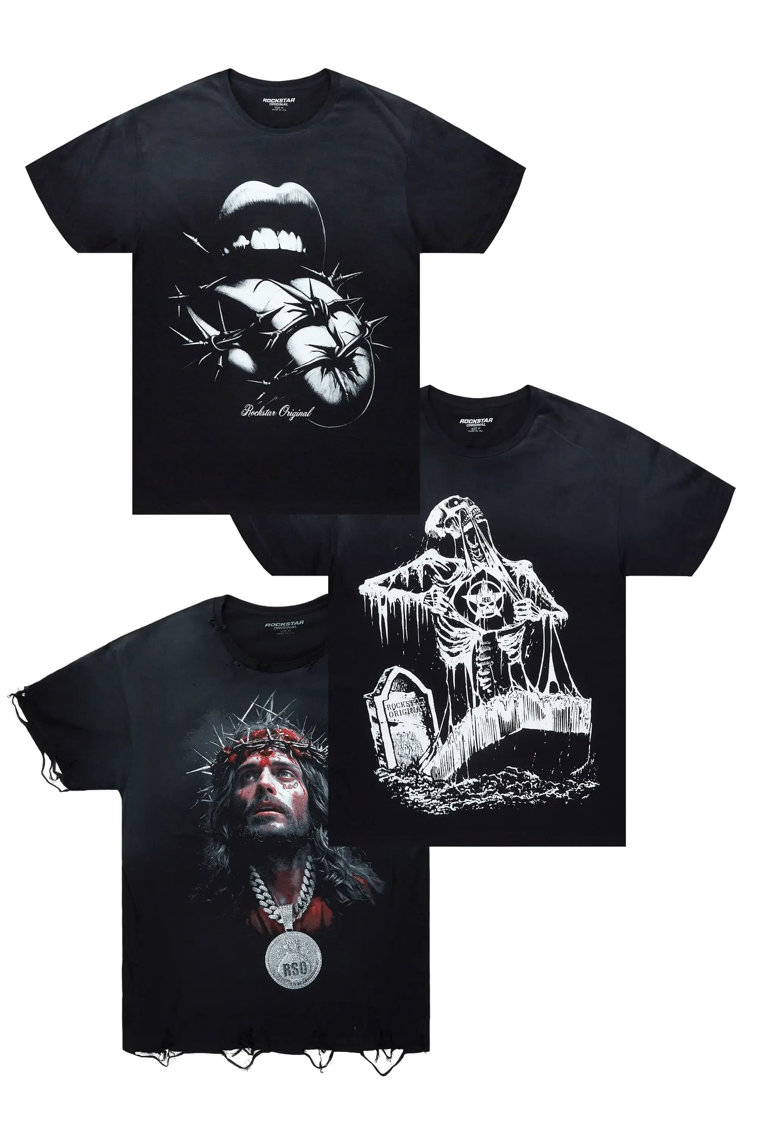 Mixed 3 Pack Graphic T-Shirts