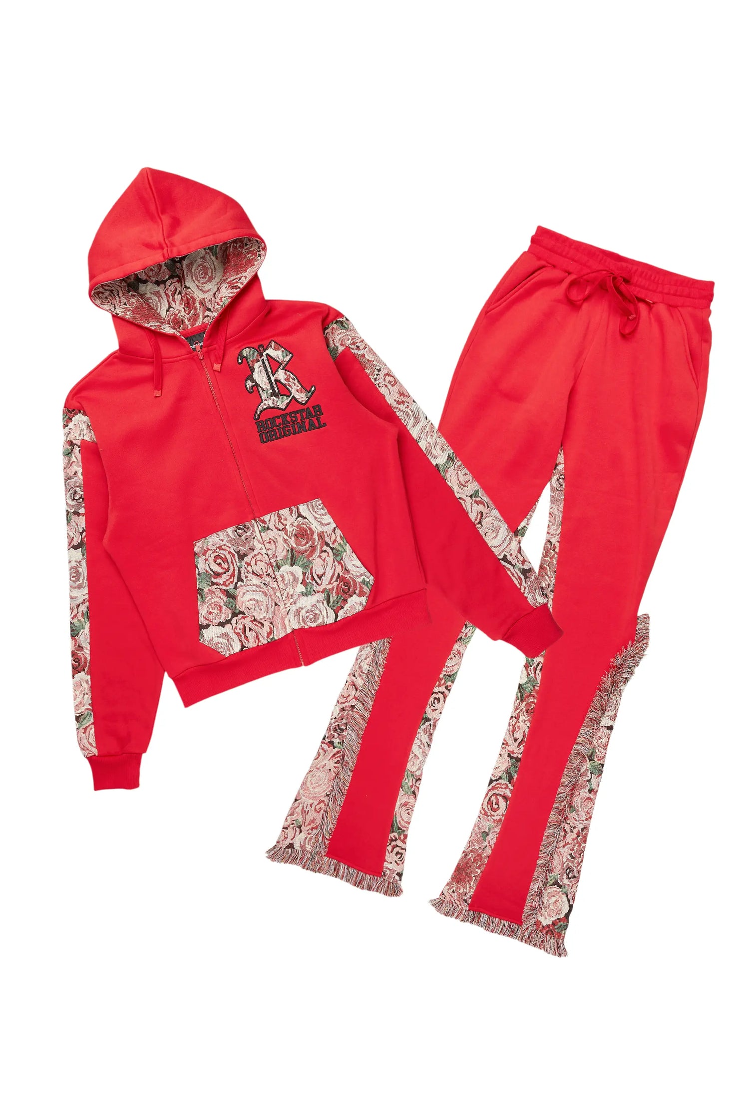 Linnea Red/Pink Tapestry Stacked Trackset