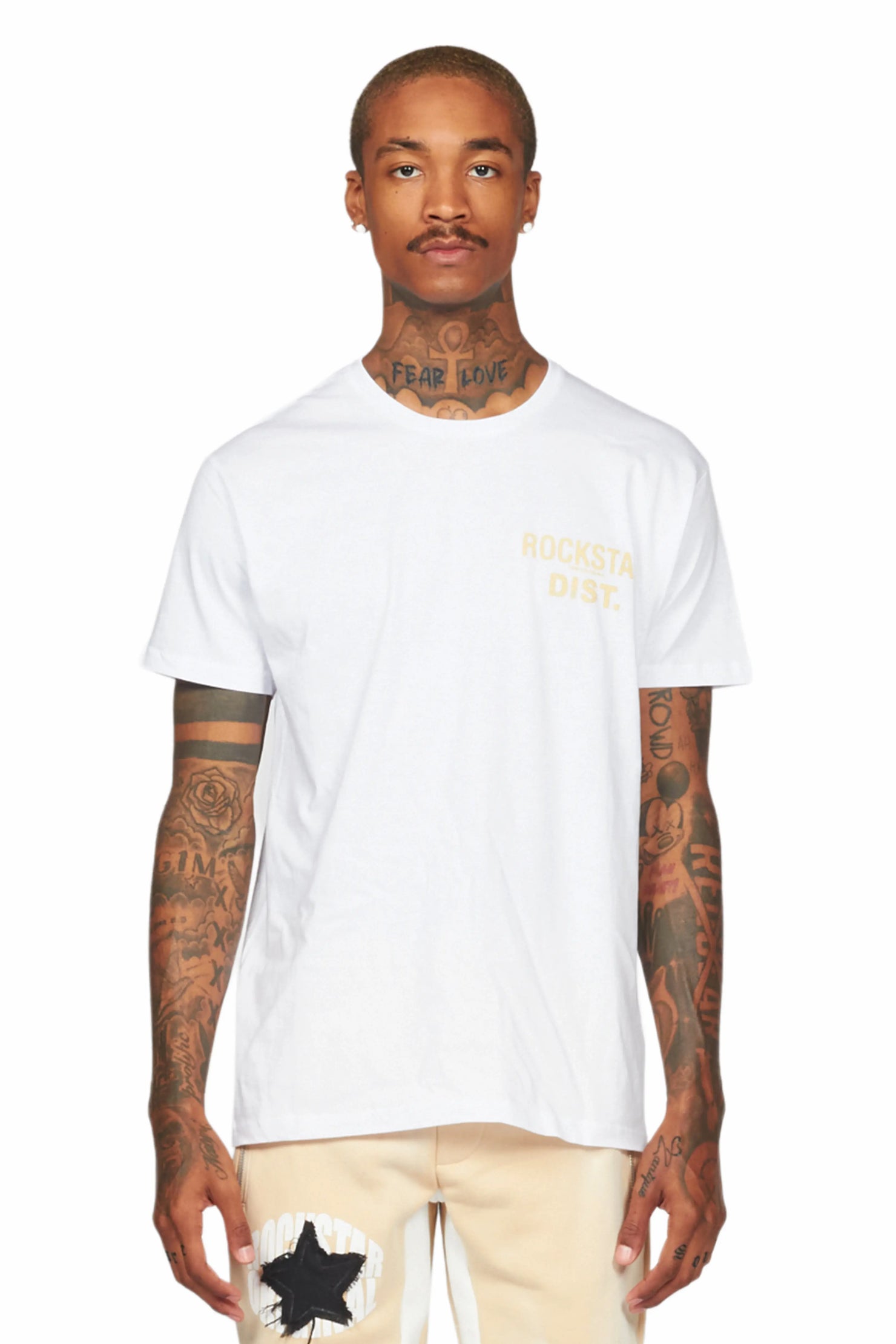 Lake White/Beige Graphic T-Shirt