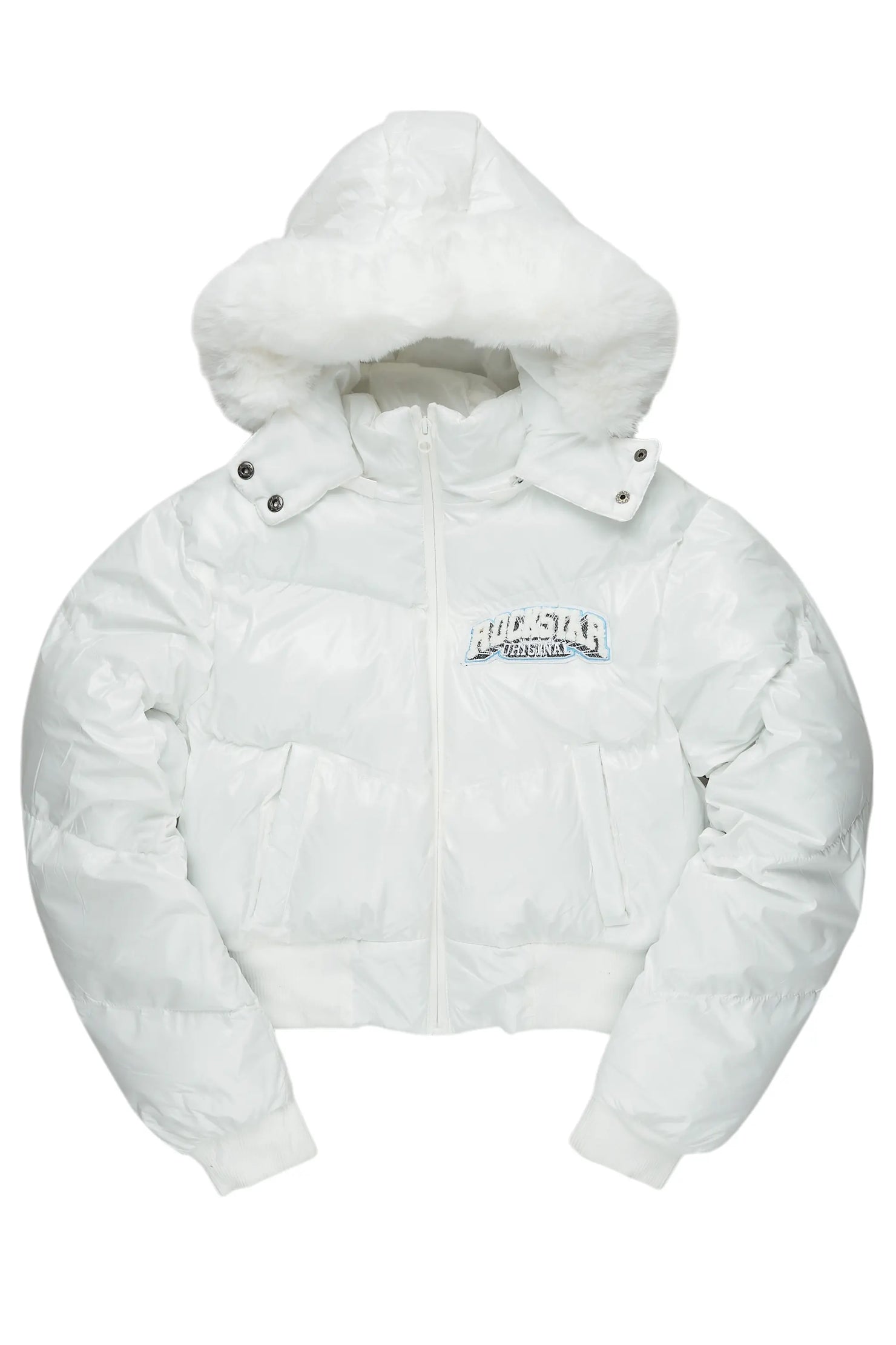 Chrishona White Puffer Jacket