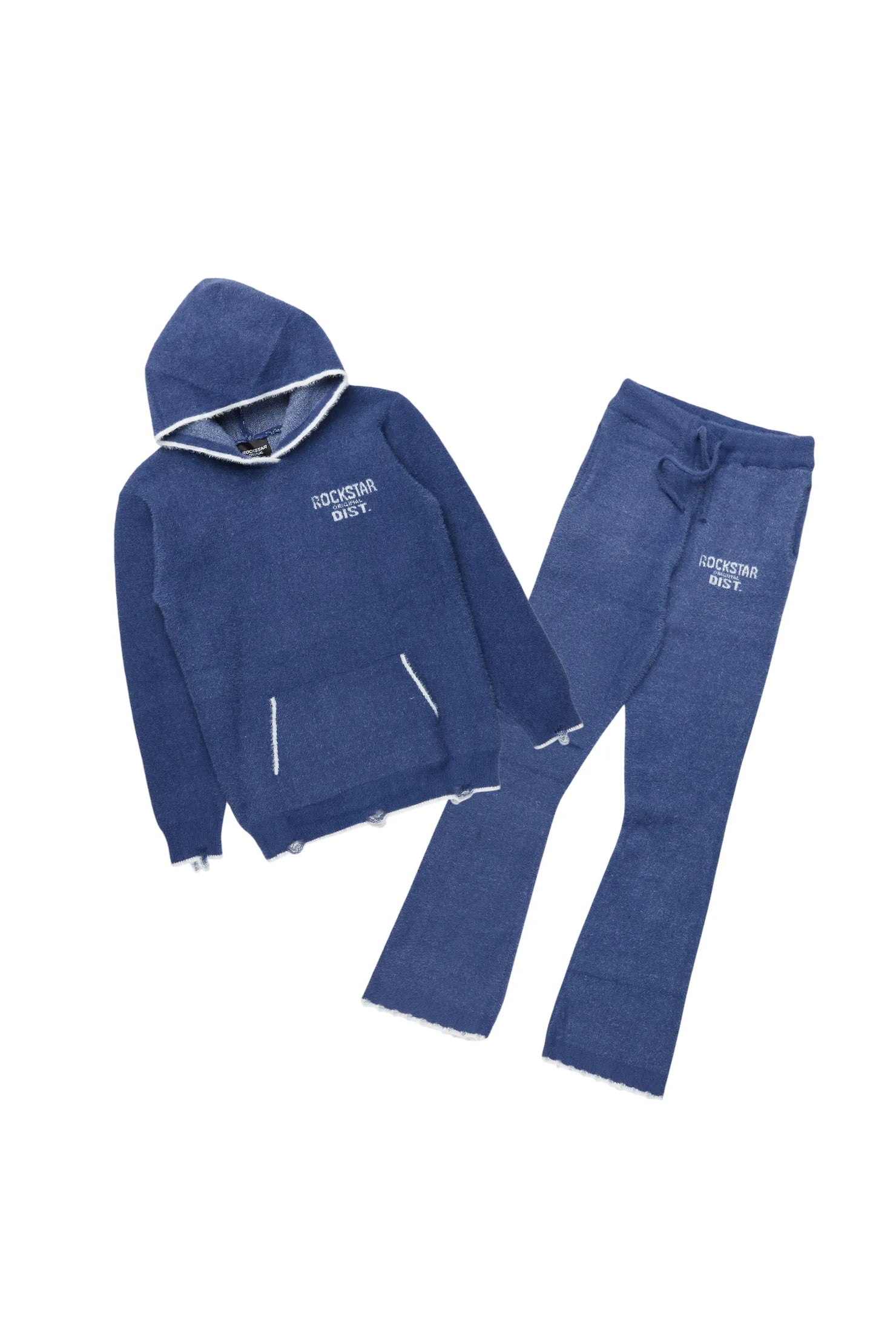 Boys Lake Mohair Navy Knit Track set