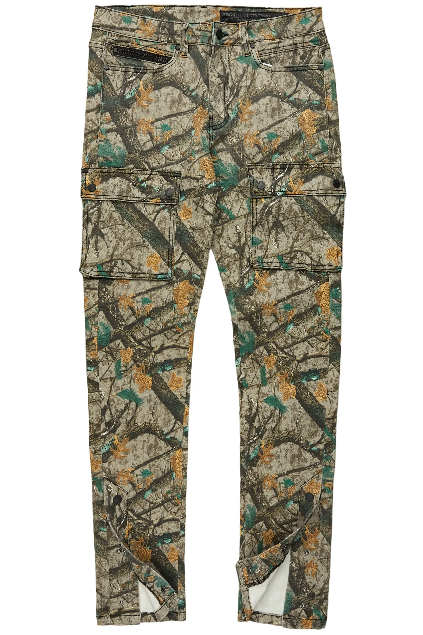 Adril Brown Tree Camo Skinny Fit Jean