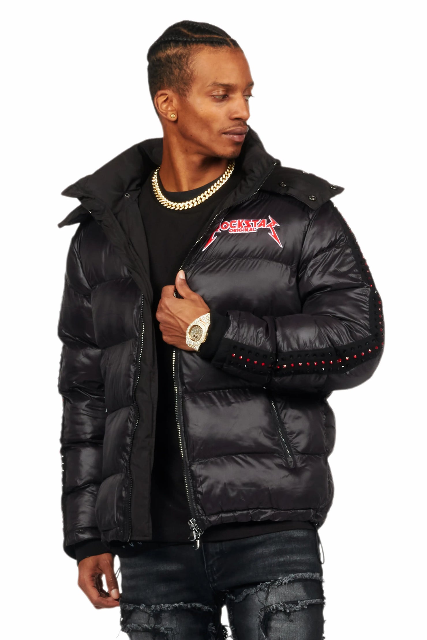 Brink Black Heavy Puffer Jacket