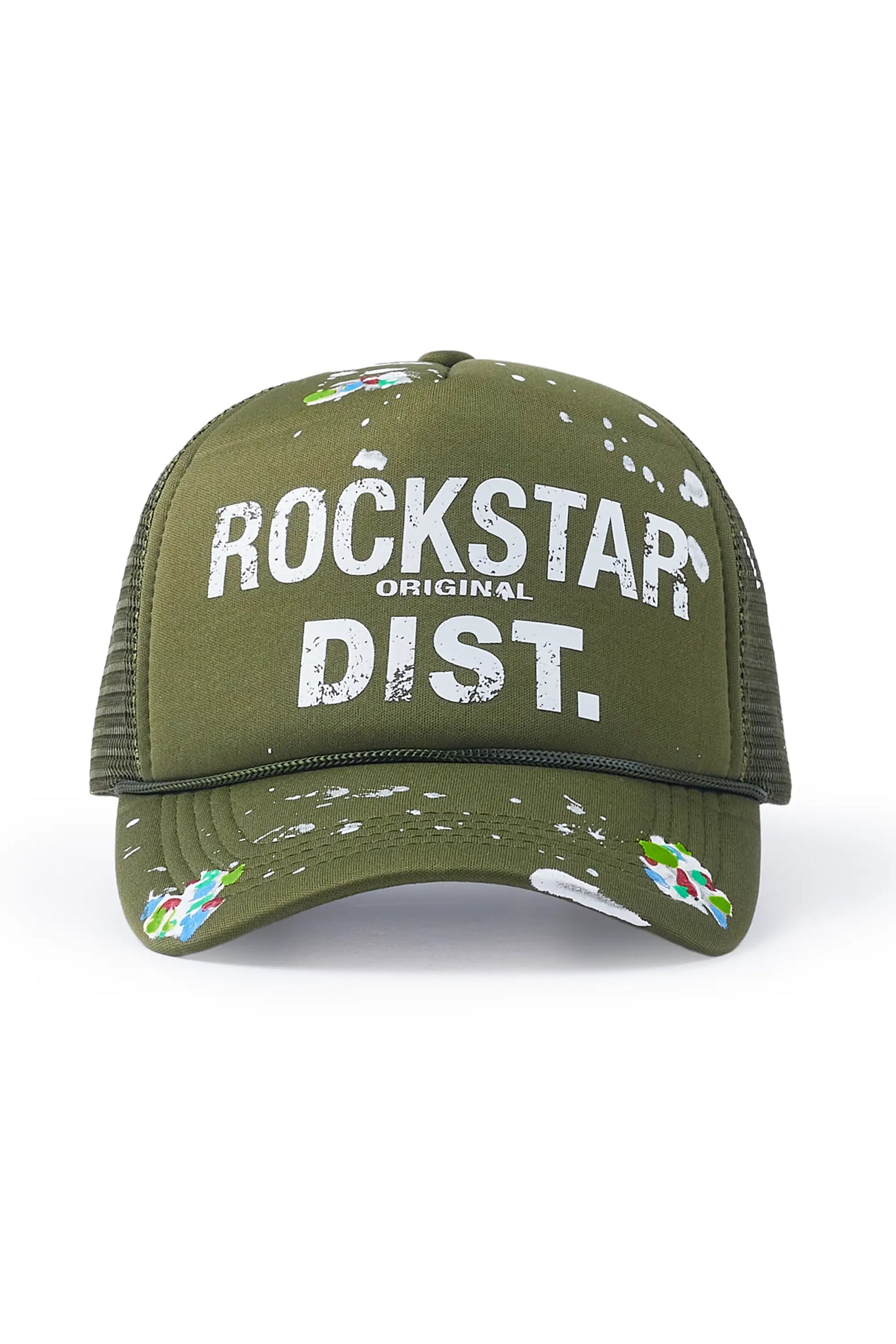 Good Side Only Army Green Trucker Hat