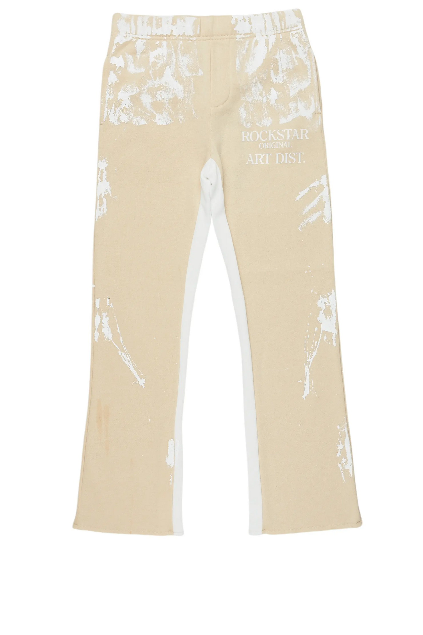 Boys Filip Beige Baggy Fit Trackpant