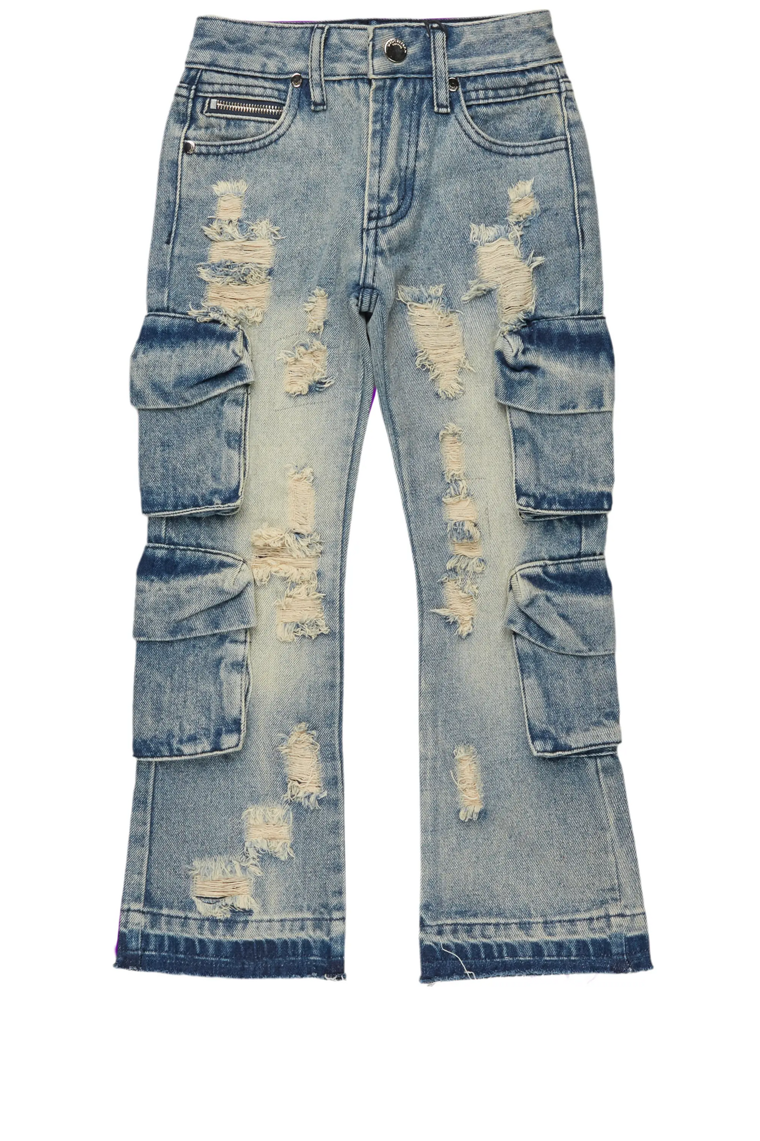 Boys Peppe Blue Baggy Fit Jean