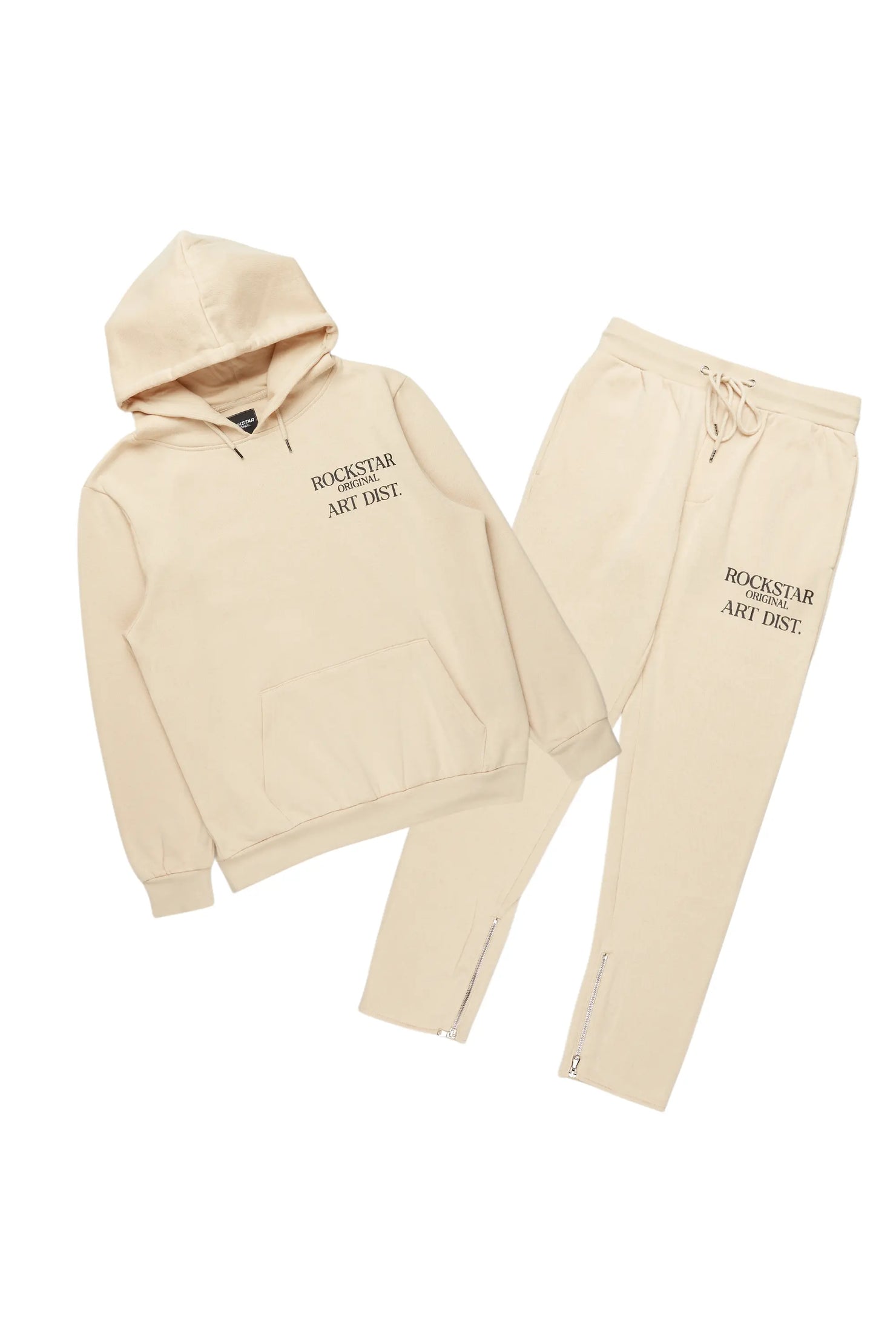 Briggs Beige Hoodie/Slim Fit Track Set