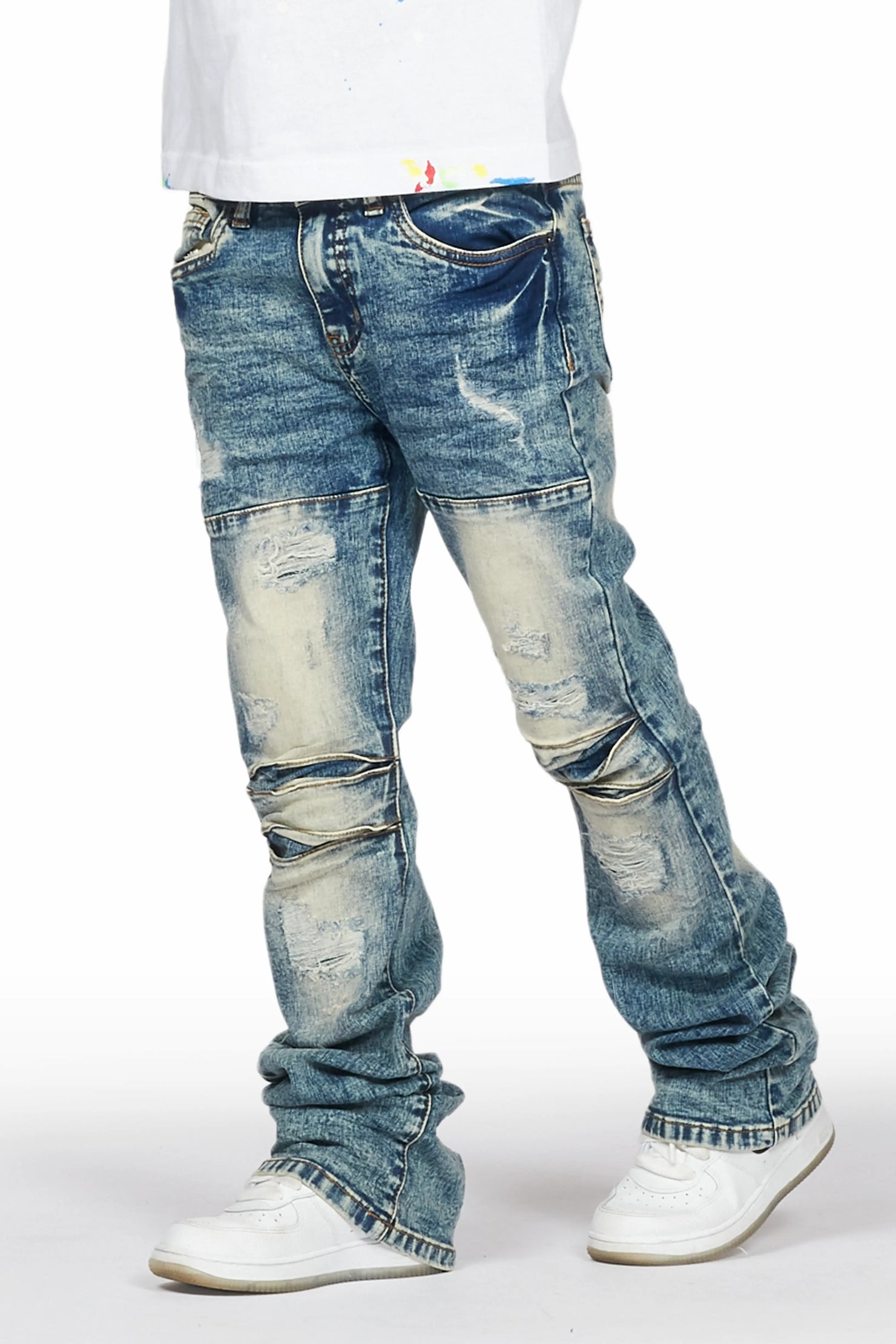 Boys Wald Vintage Stacked Flare Jean