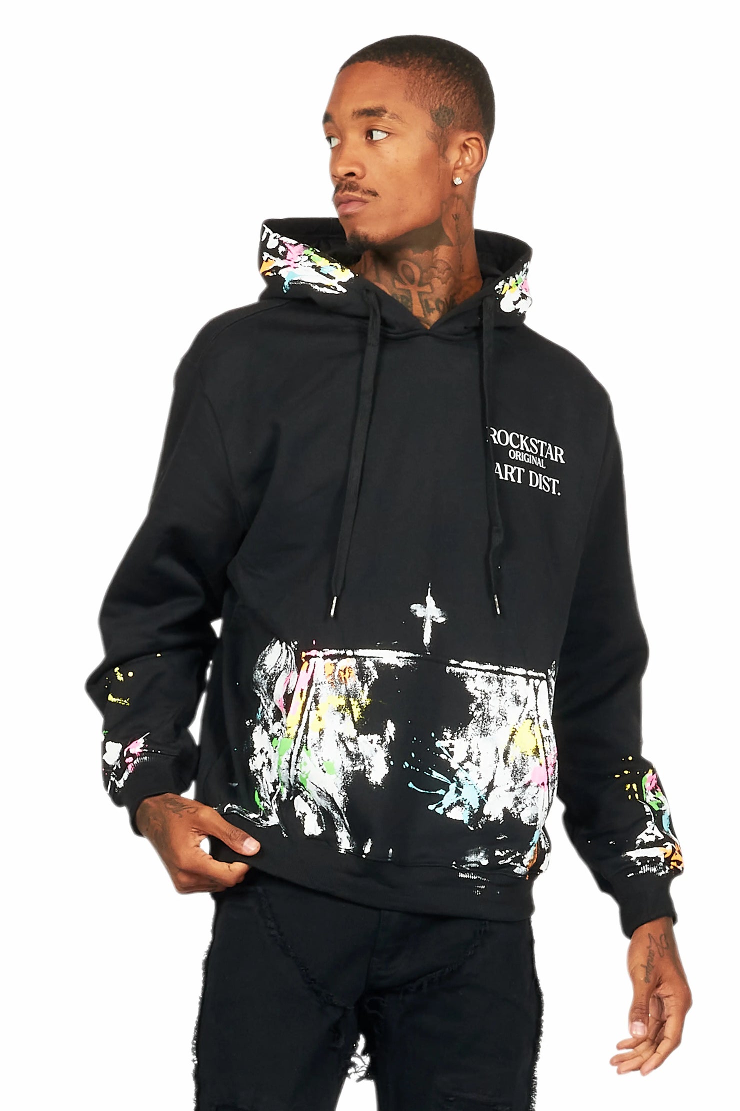 Filip Black/Multi Graphic Hoodie