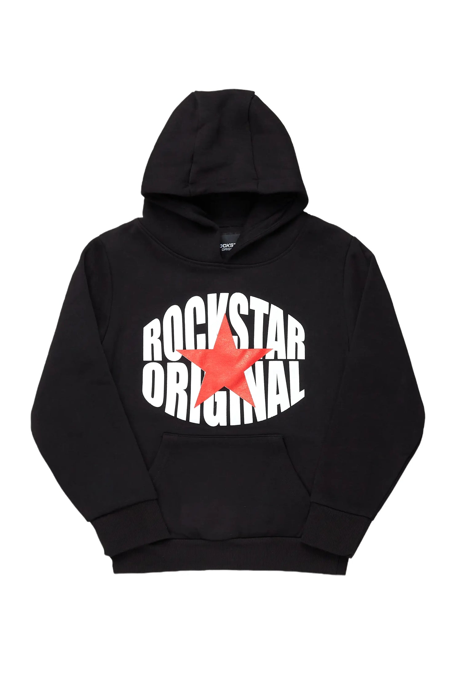 Boys Ezra Black Graphic Hoodie