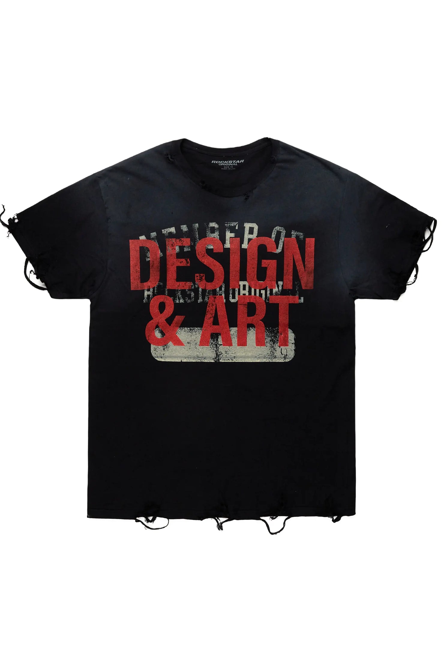 Magar Black Oversized Graphic T-Shirt