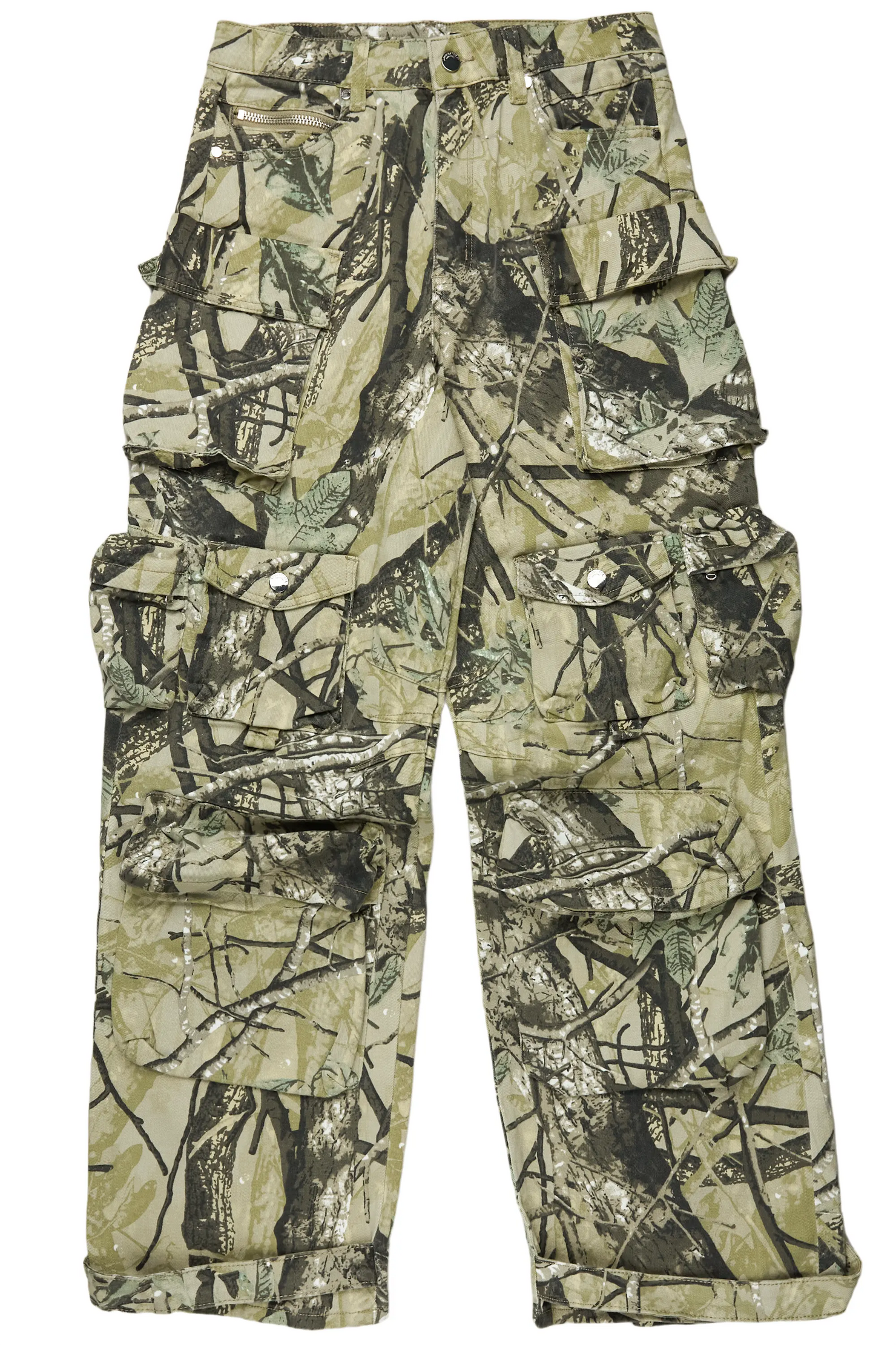 Mahesh Tree Camo Baggy Cargo Jean