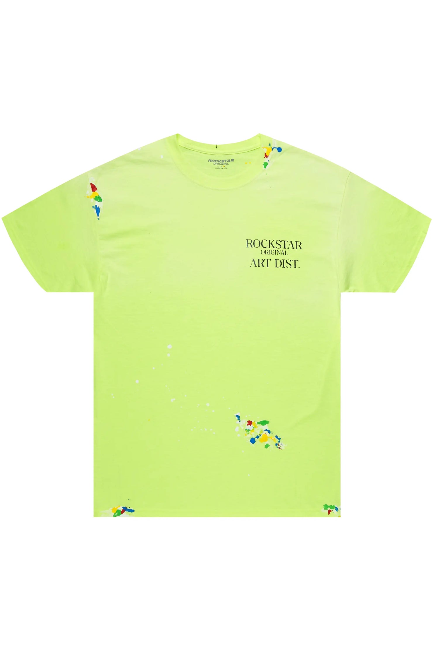 Palmer Neon Yellow Graphic T-Shirt