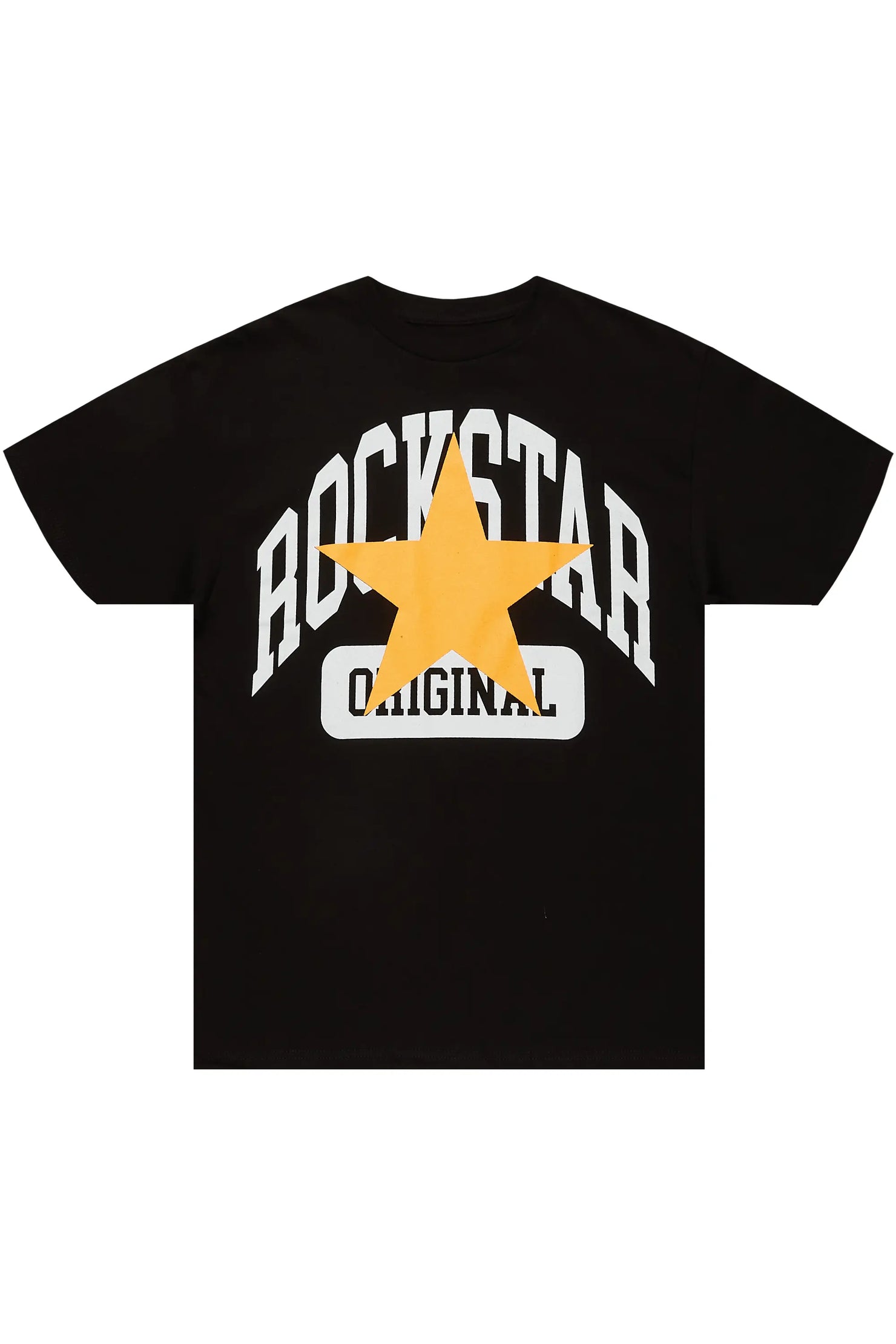 Dash Black/Orange Graphic T-Shirt