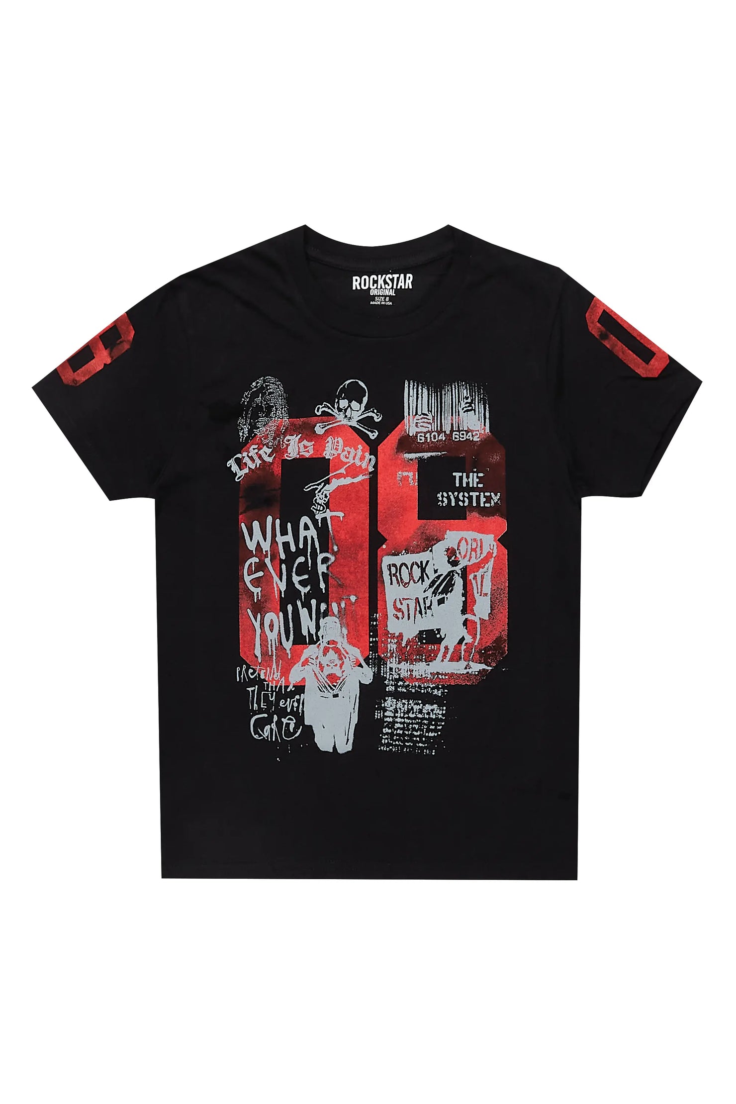 Boys Beau Black Graphic T-Shirt