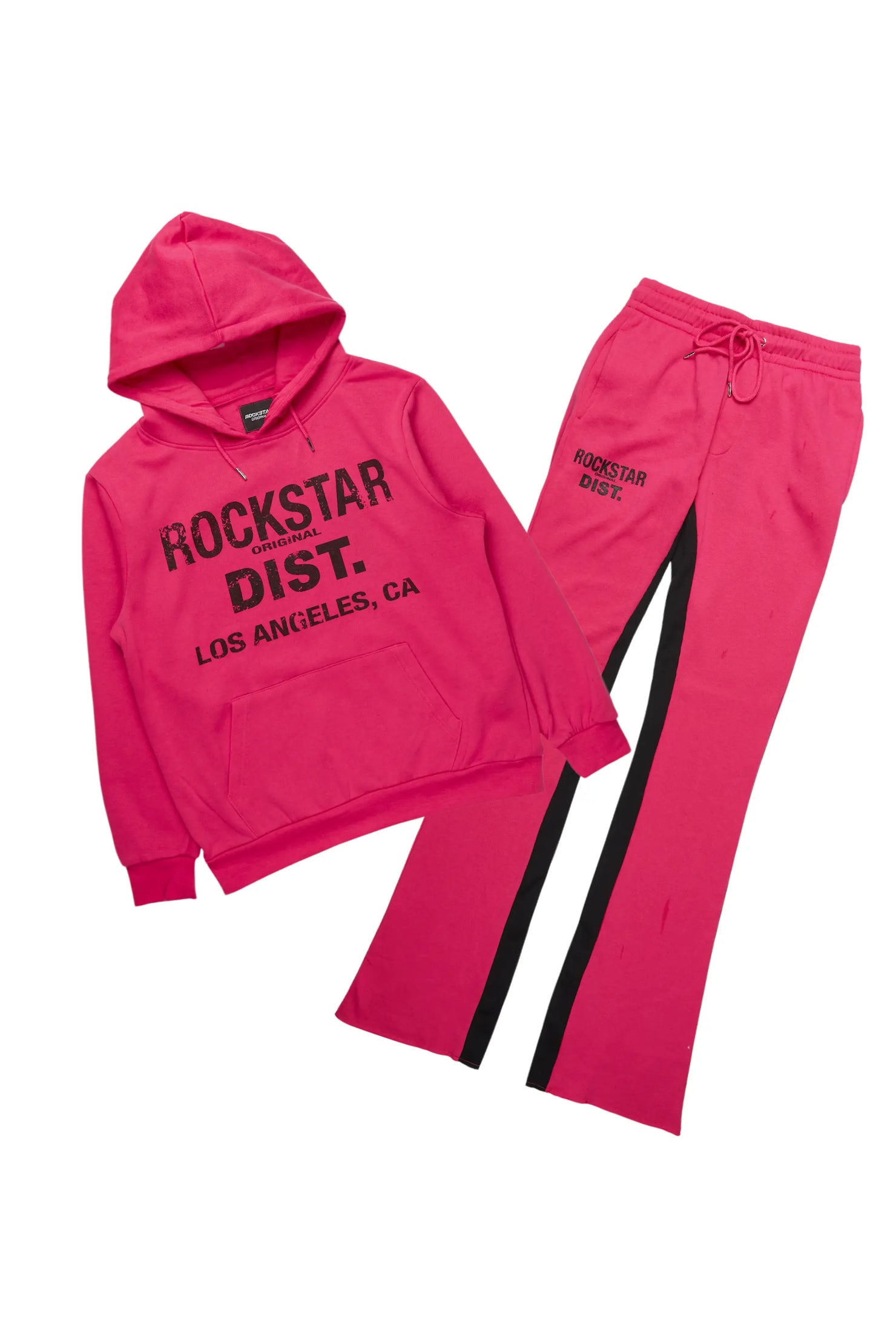 Lake Fuchsia Hoodie/Baggy Track Pant Set