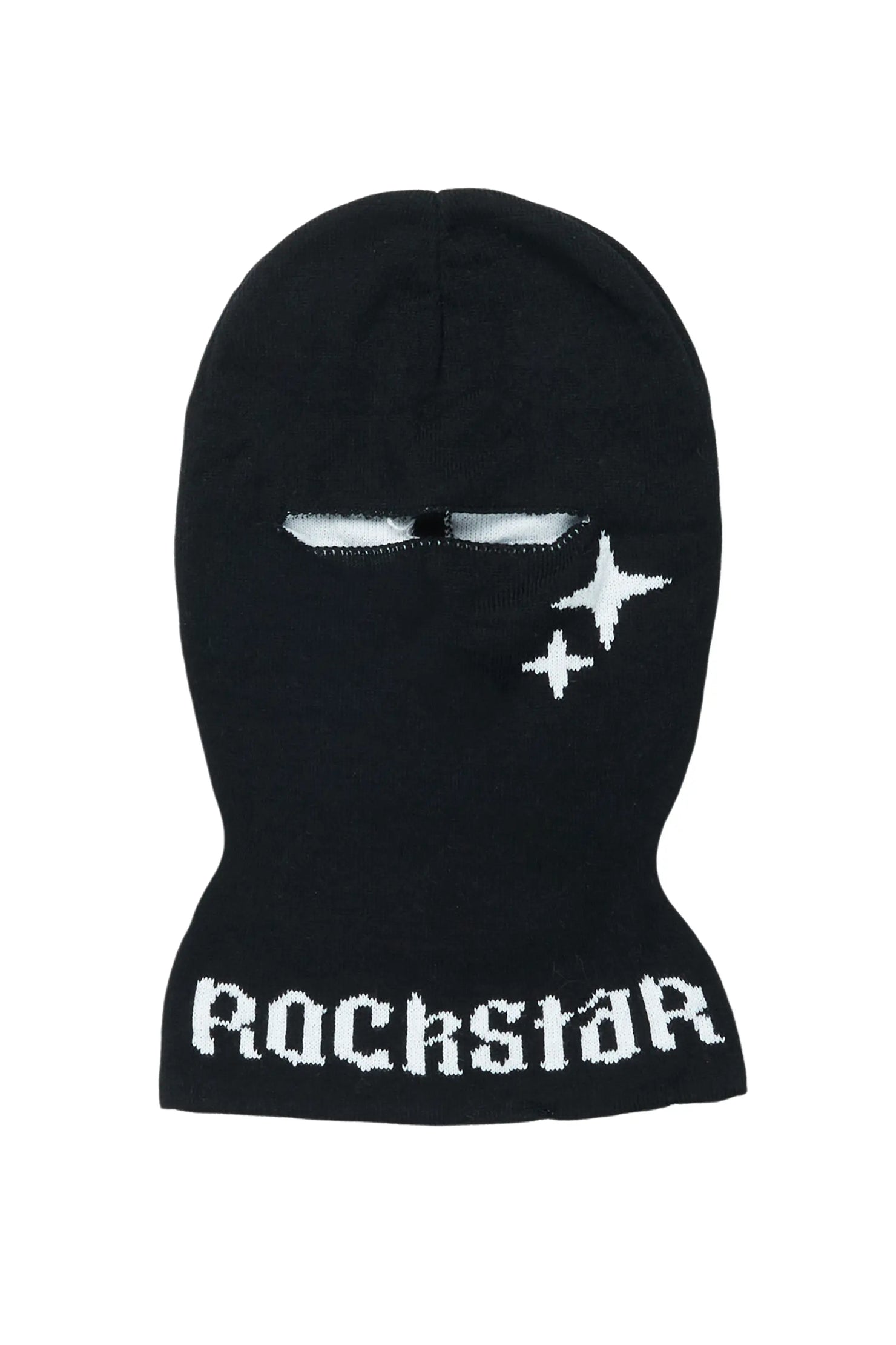 Seppo Black Embroidery Ski Mask