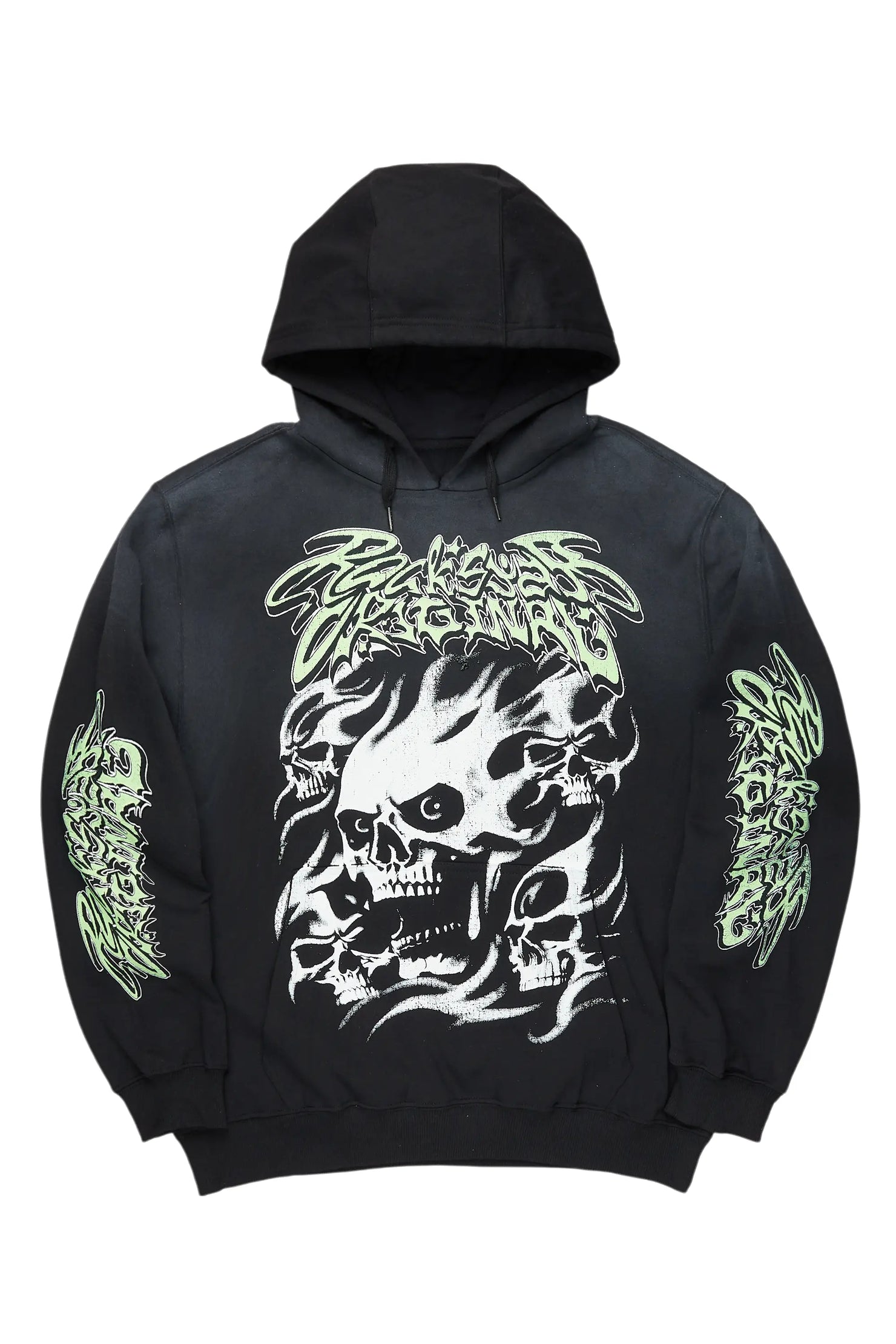 Schtupp Black Graphic Hoodie