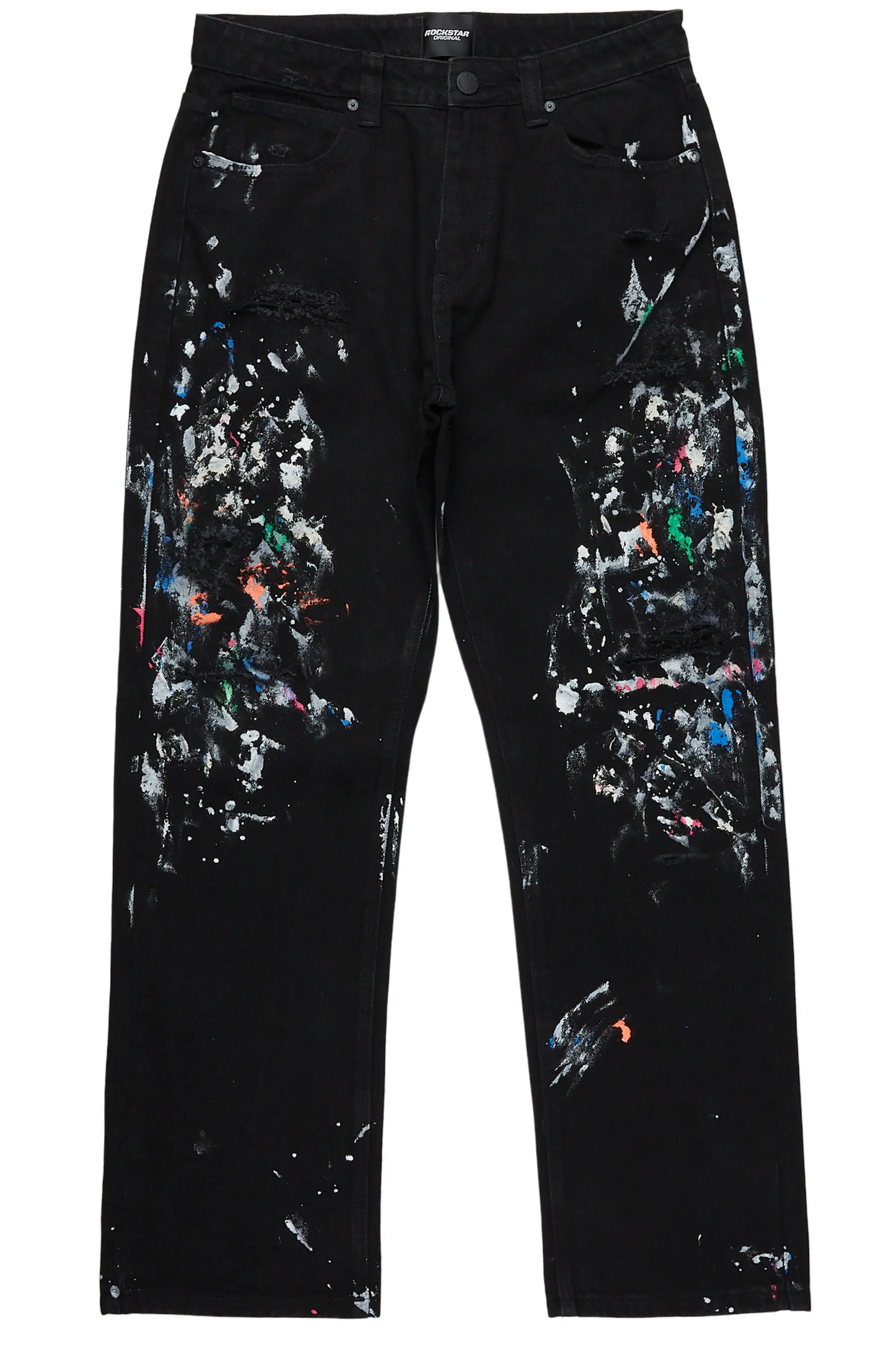 Zasha Black Painter Baggy Jean