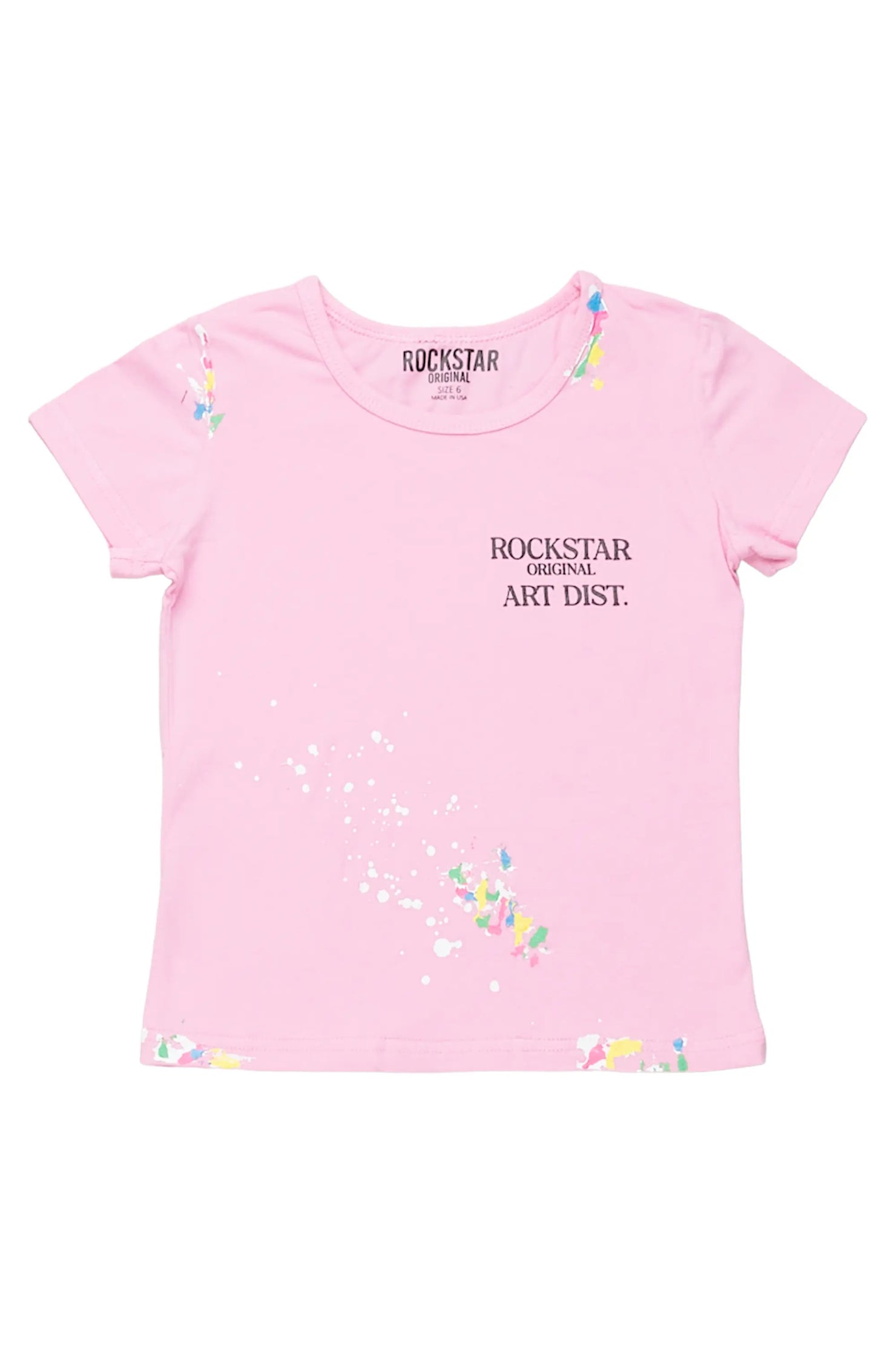 Girls Palmira Pink Graphic T-Shirt