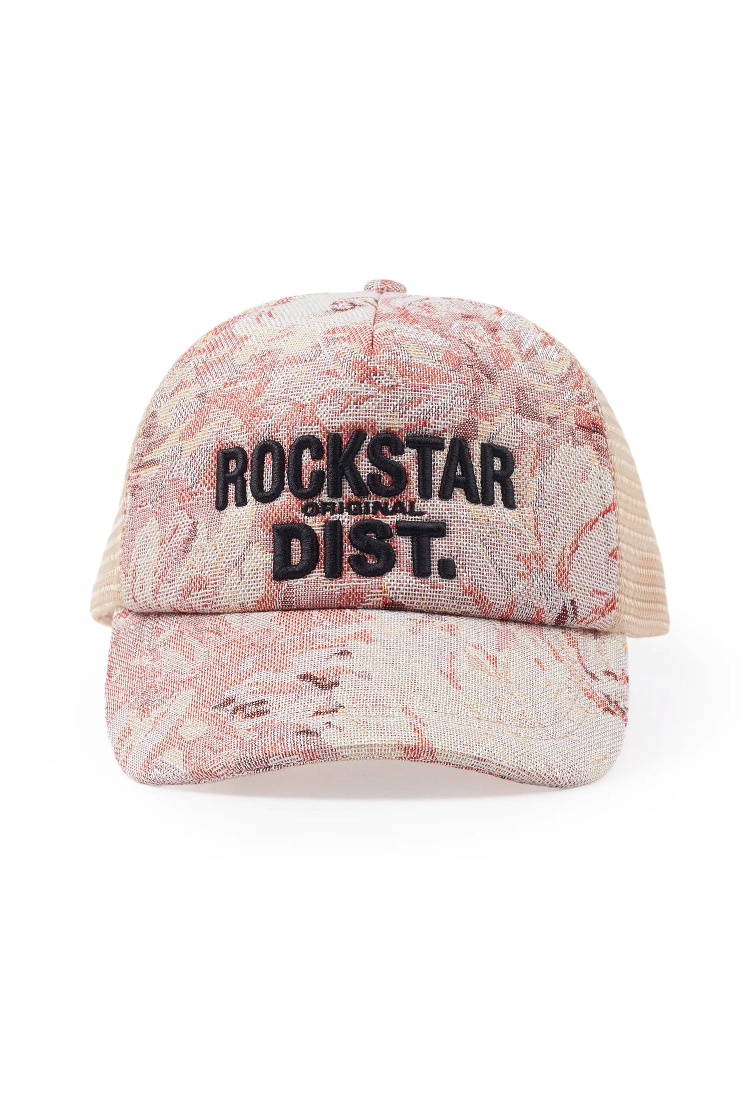 Nieisha Pink Tapestry Trucker Hat