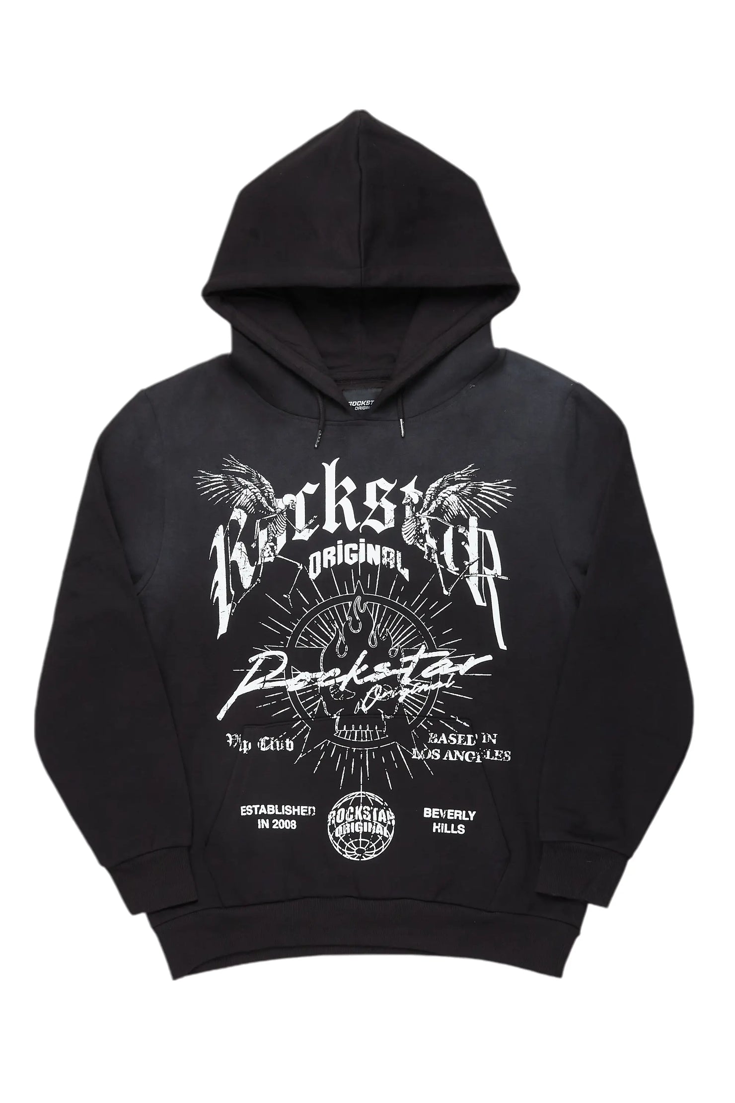 Tally Black Graphic Hoodie