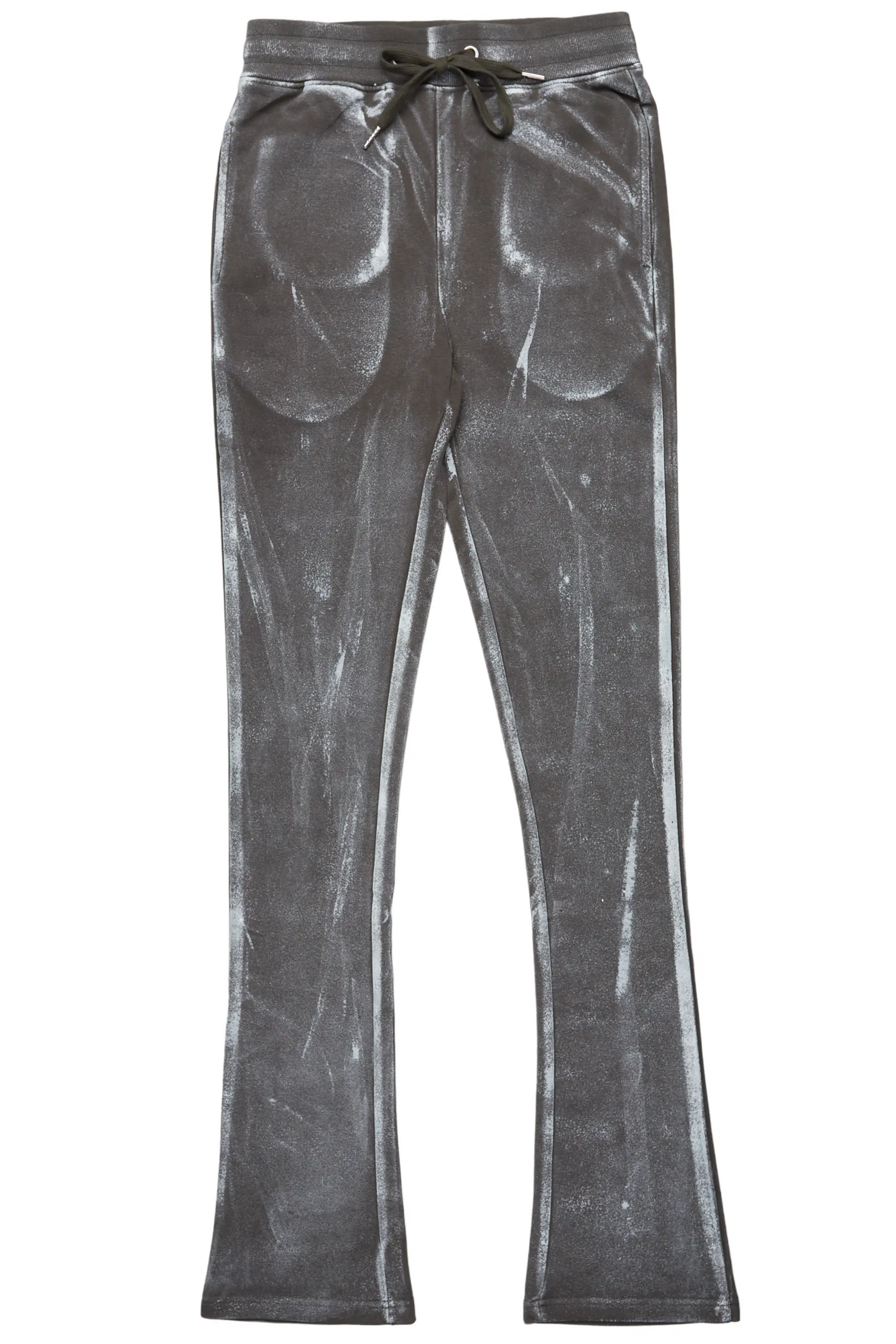 Barto Olive Painter Stacked Flare Pants