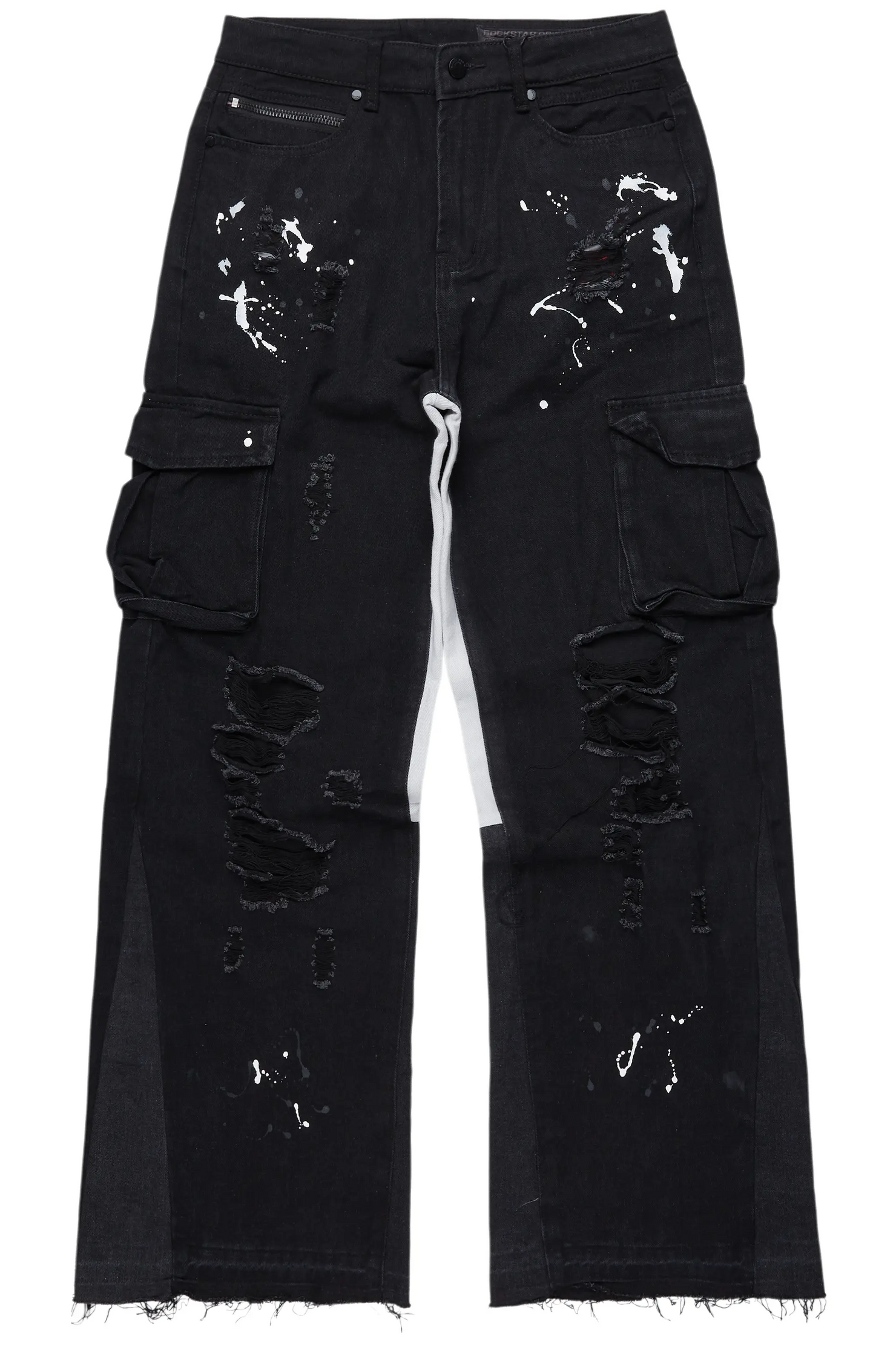 Dubaku Black Baggy Fit Jean