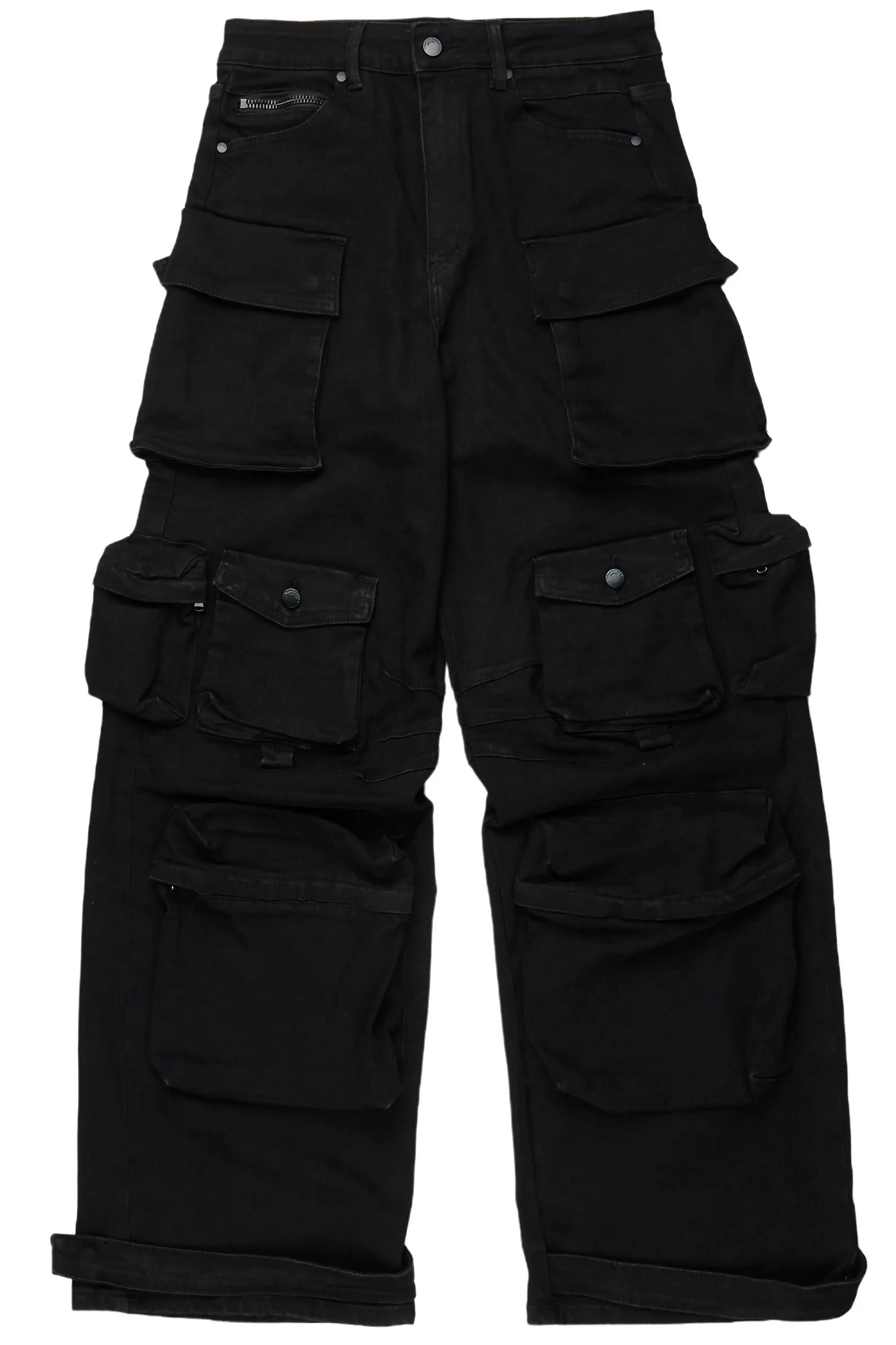 Mahesh Black Baggy Cargo Jean