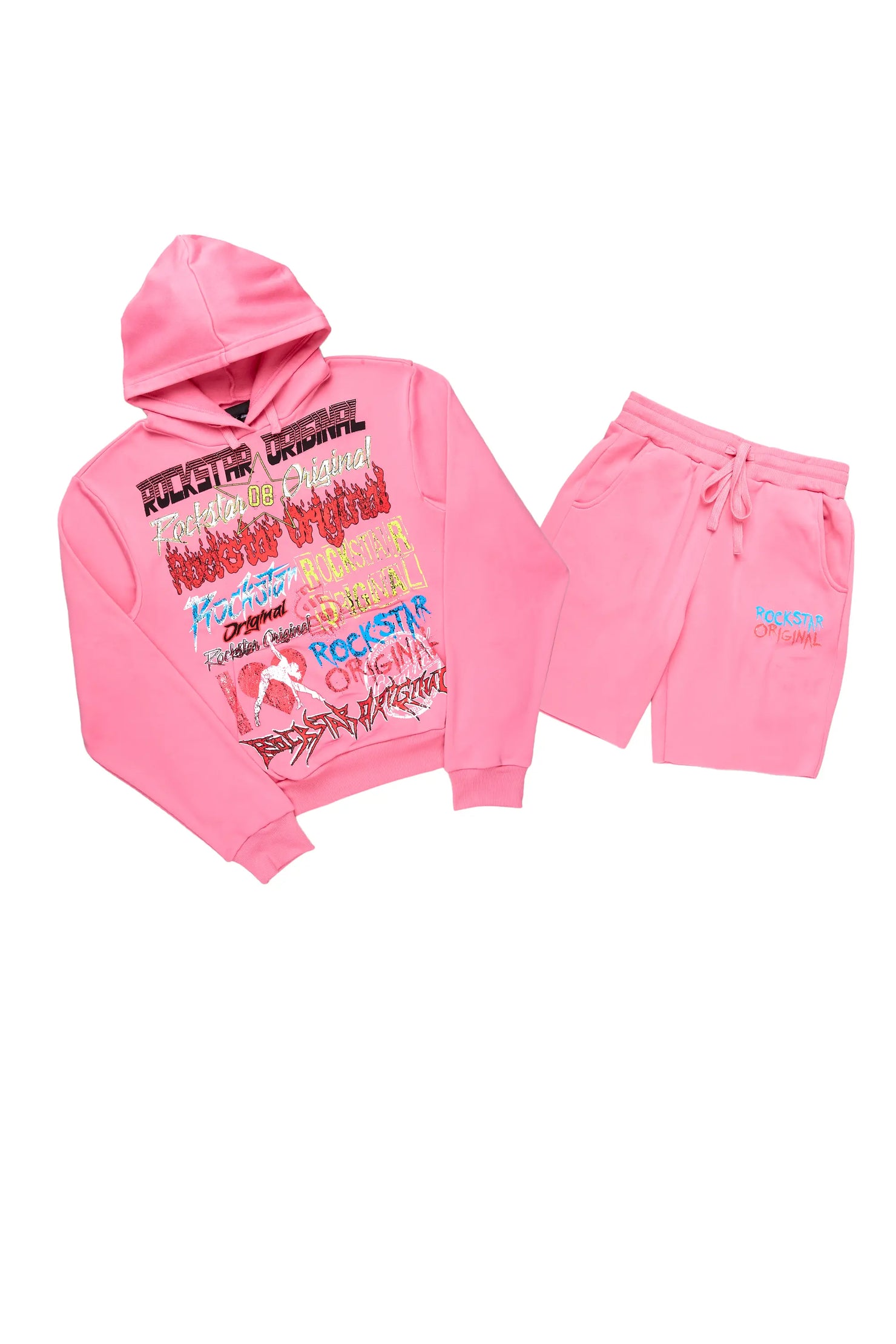 Yasiris Bubblegum Pink Short Set