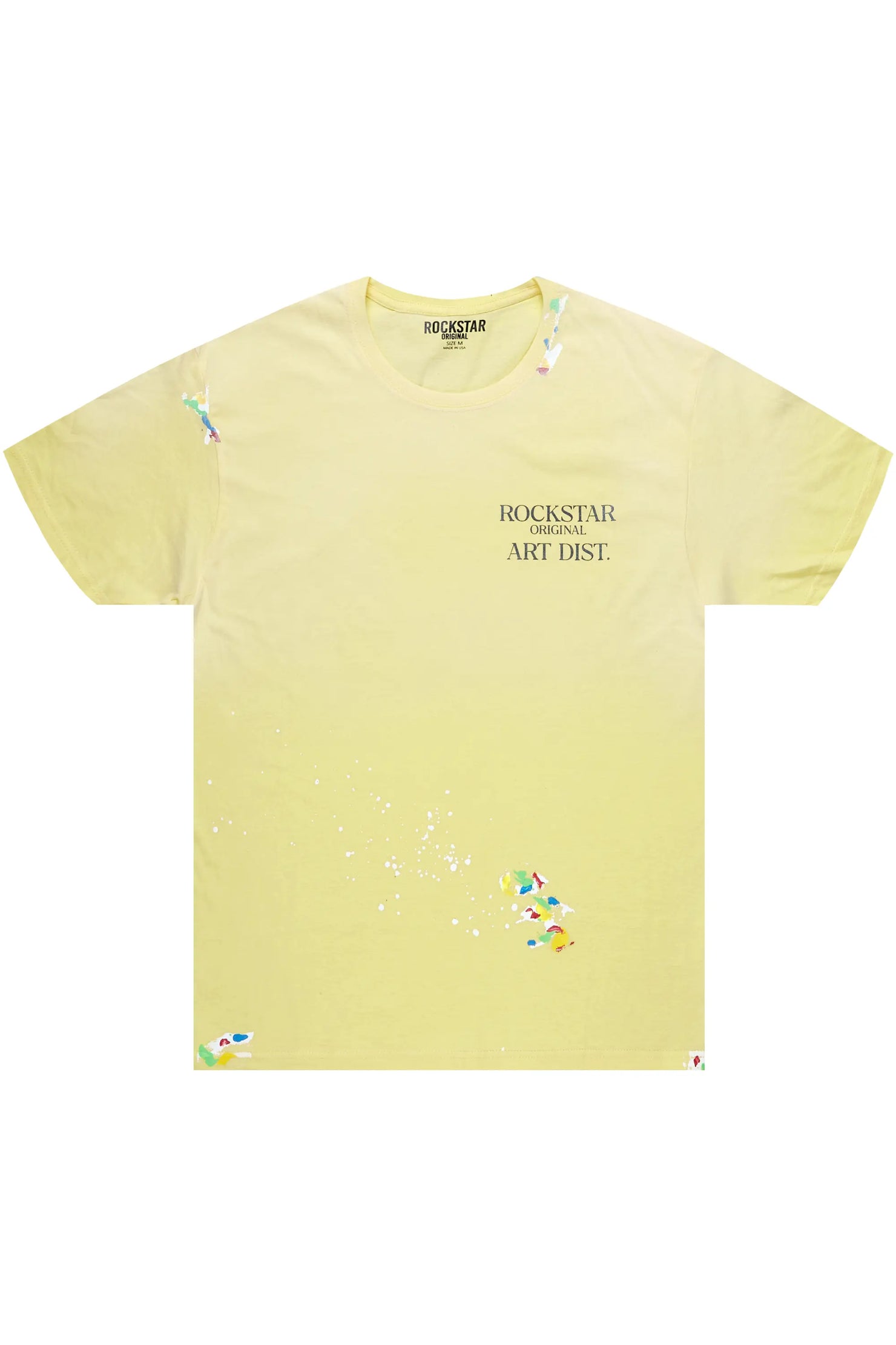 Palmer Light Yellow Graphic T-Shirt