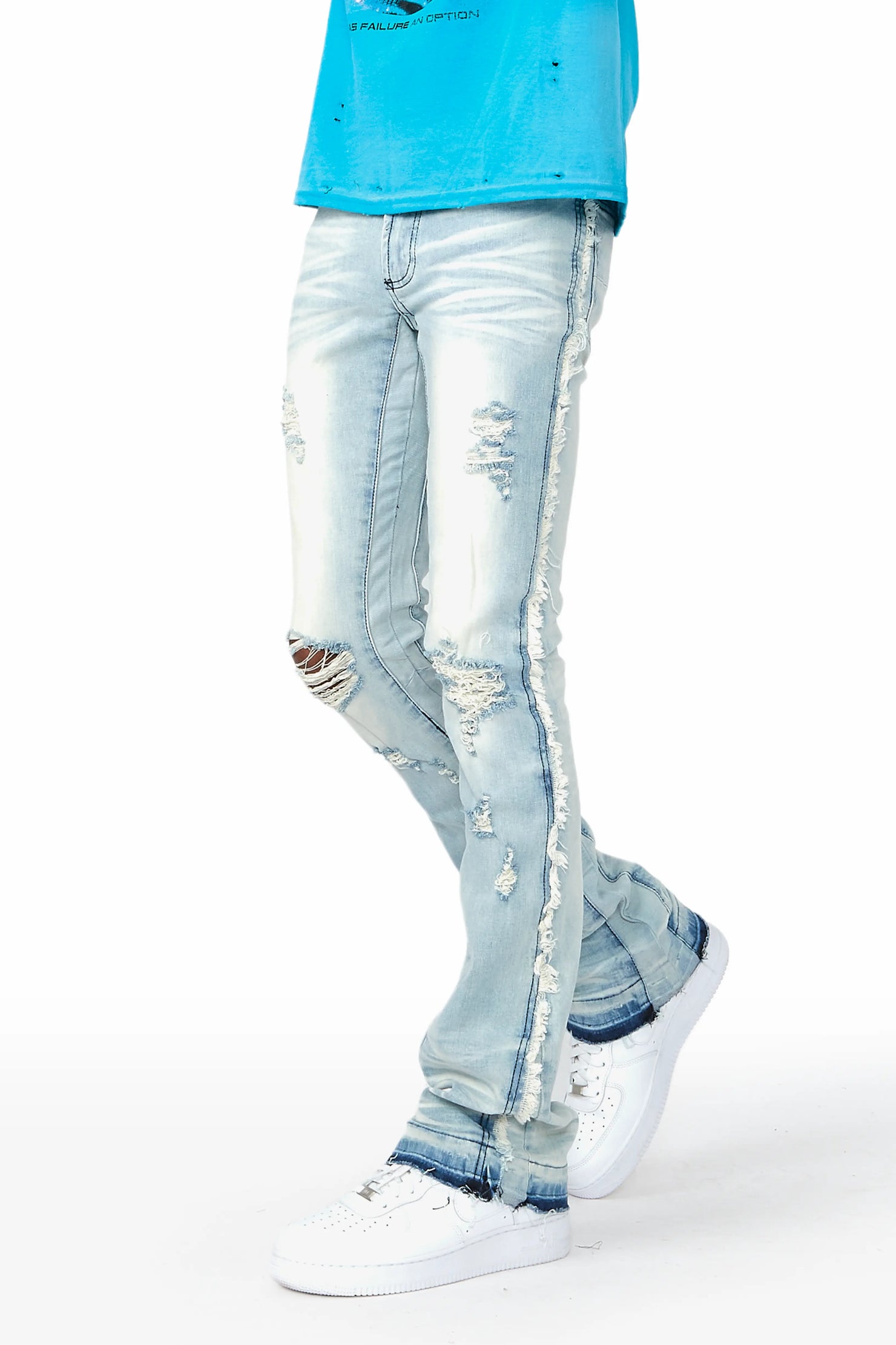 Buy Shredded Stacked Jean Men's Jeans & Pants from Waimea. Find Waimea  fashion & more at