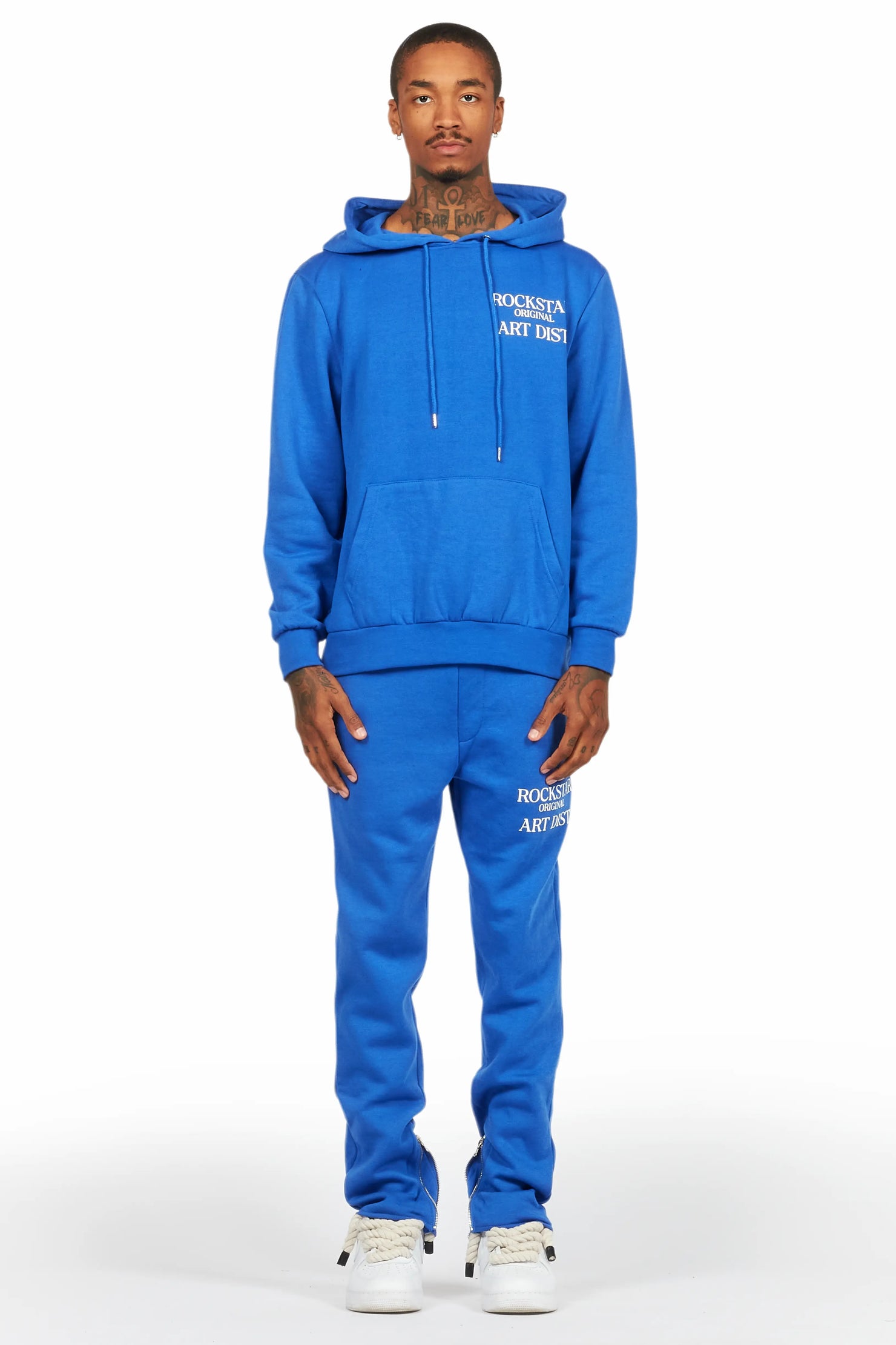 Briggs Royal Blue Hoodie/Slim Fit Track Set