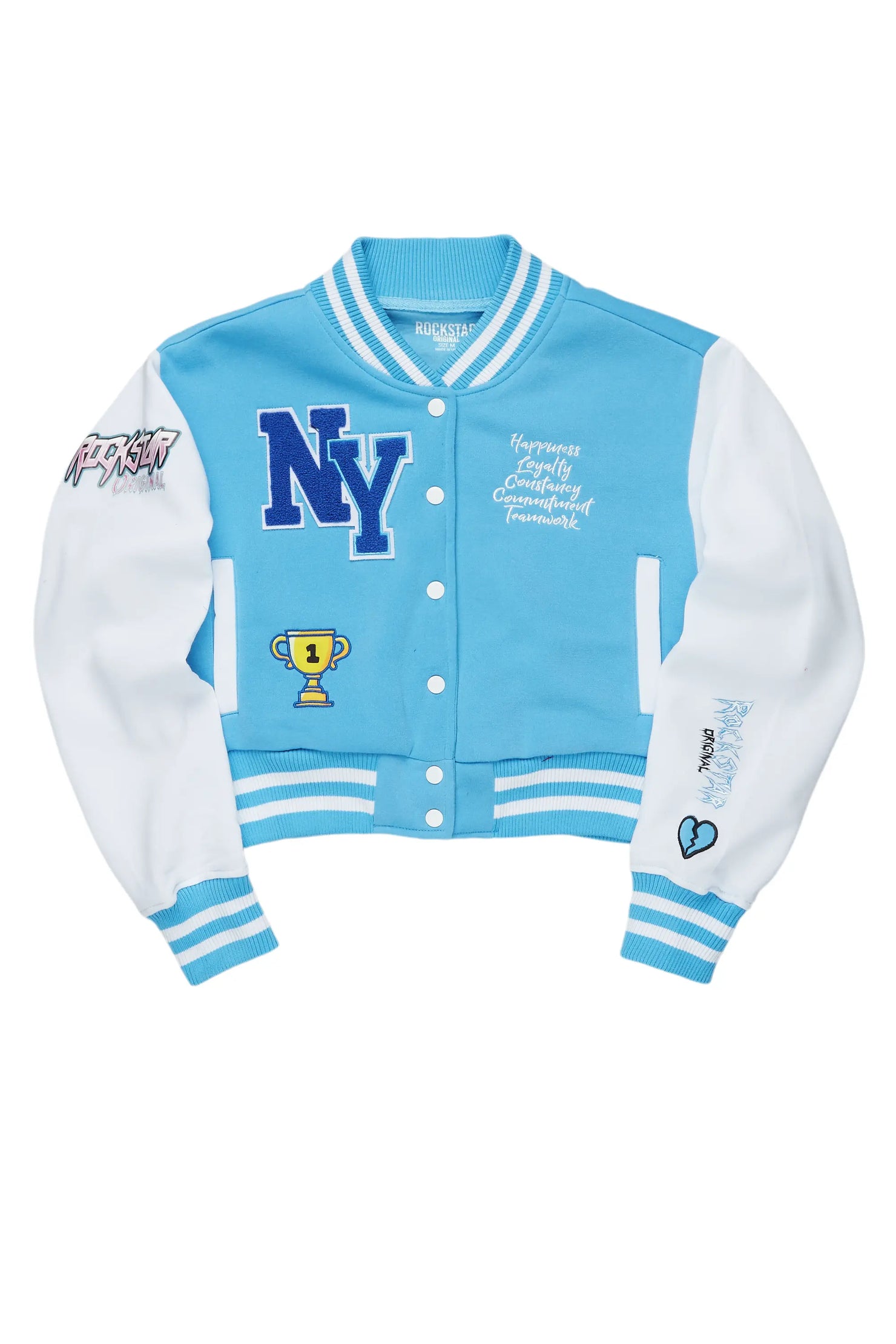 Shanasia Blue Varsity Jacket