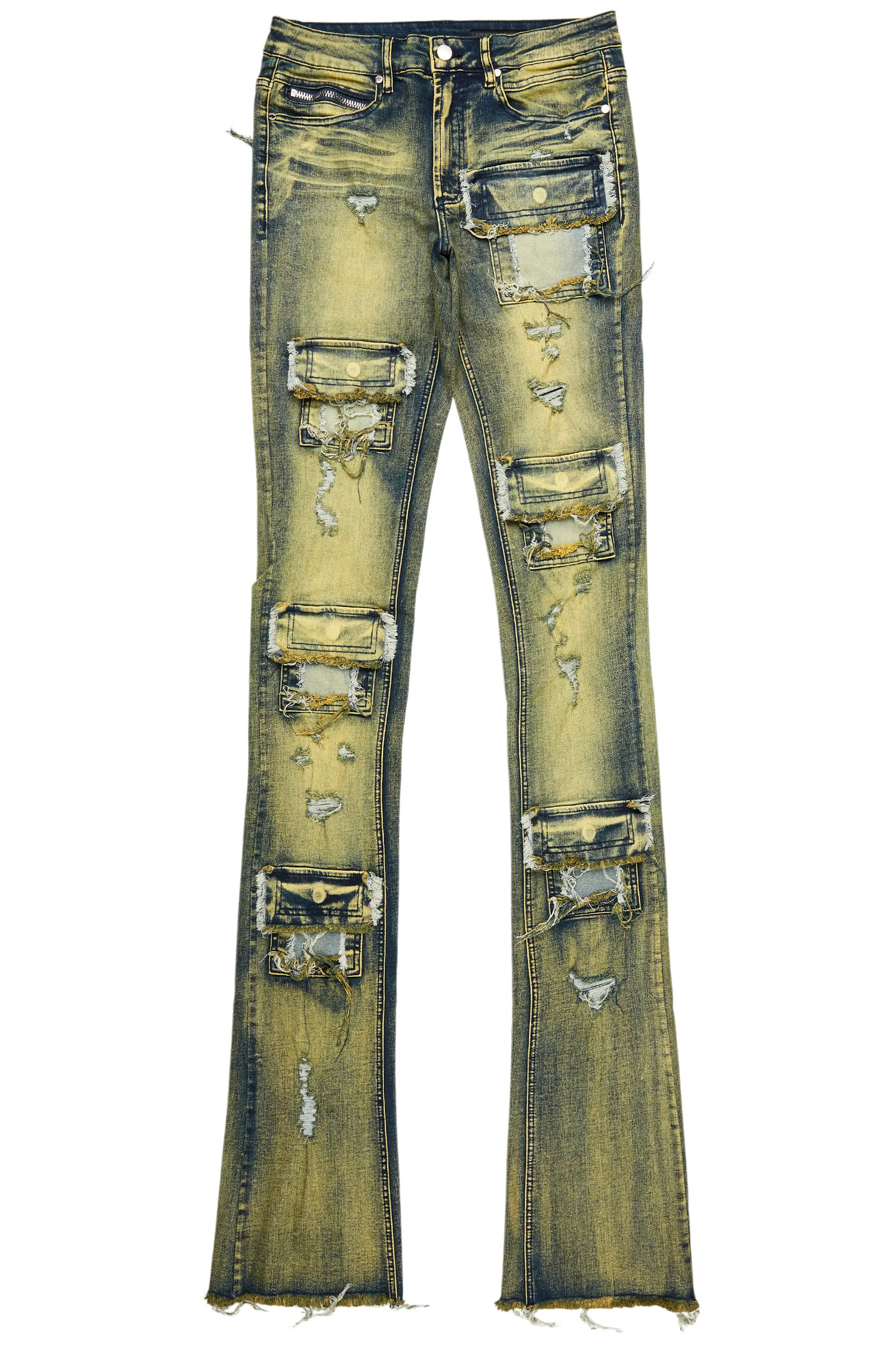 Petrus Tint Wash Super Stacked Flare Jean