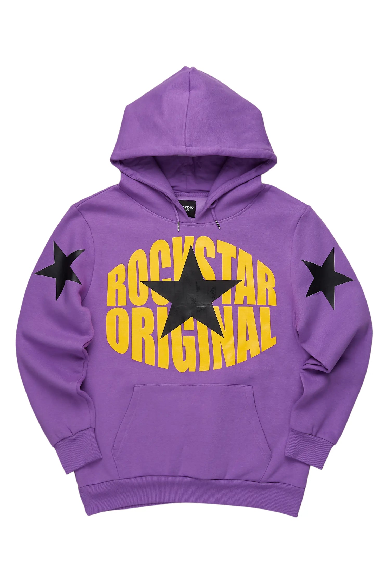 Hachi Purple/Yellow Graphic Hoodie