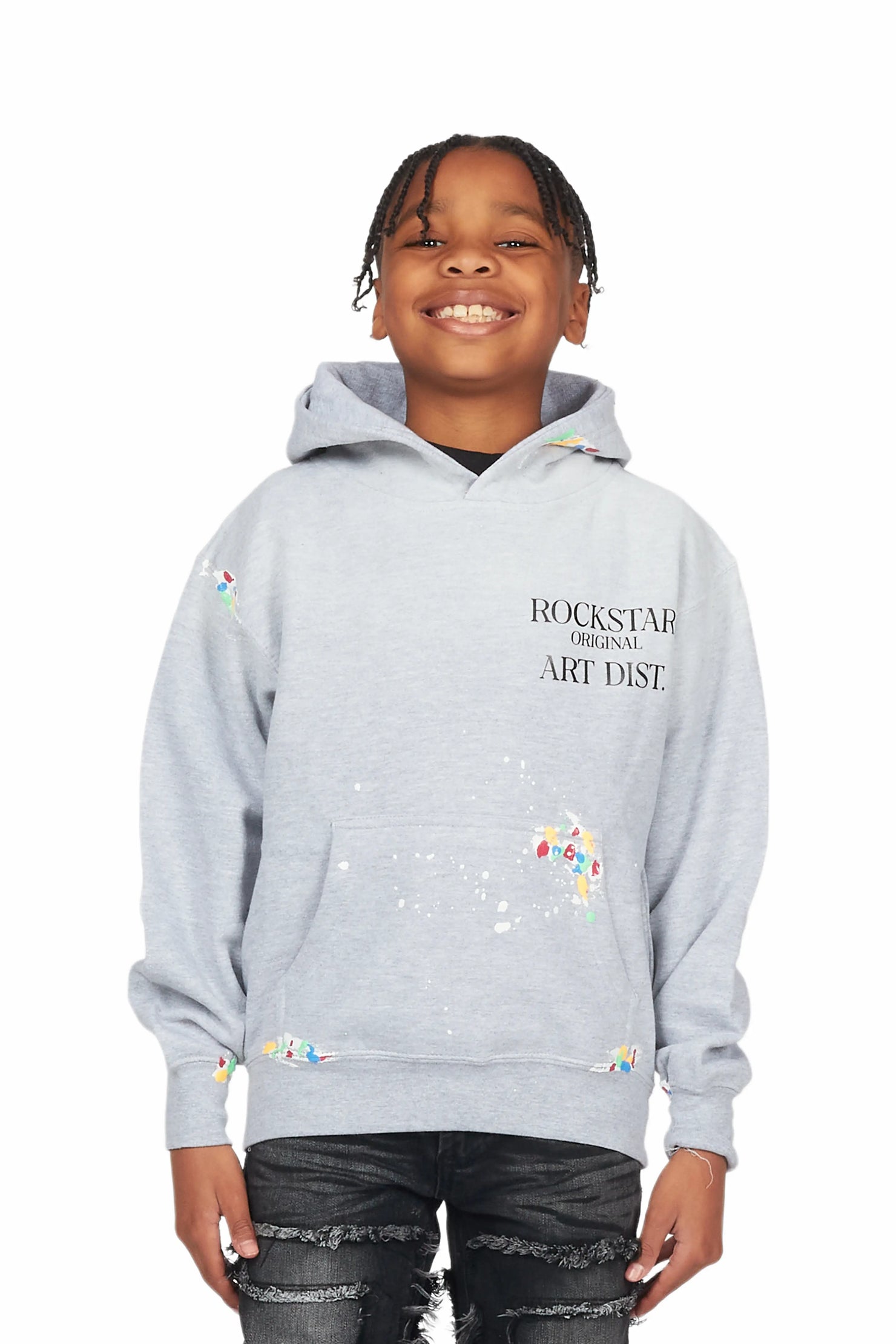 Boys clearance grey hoodie